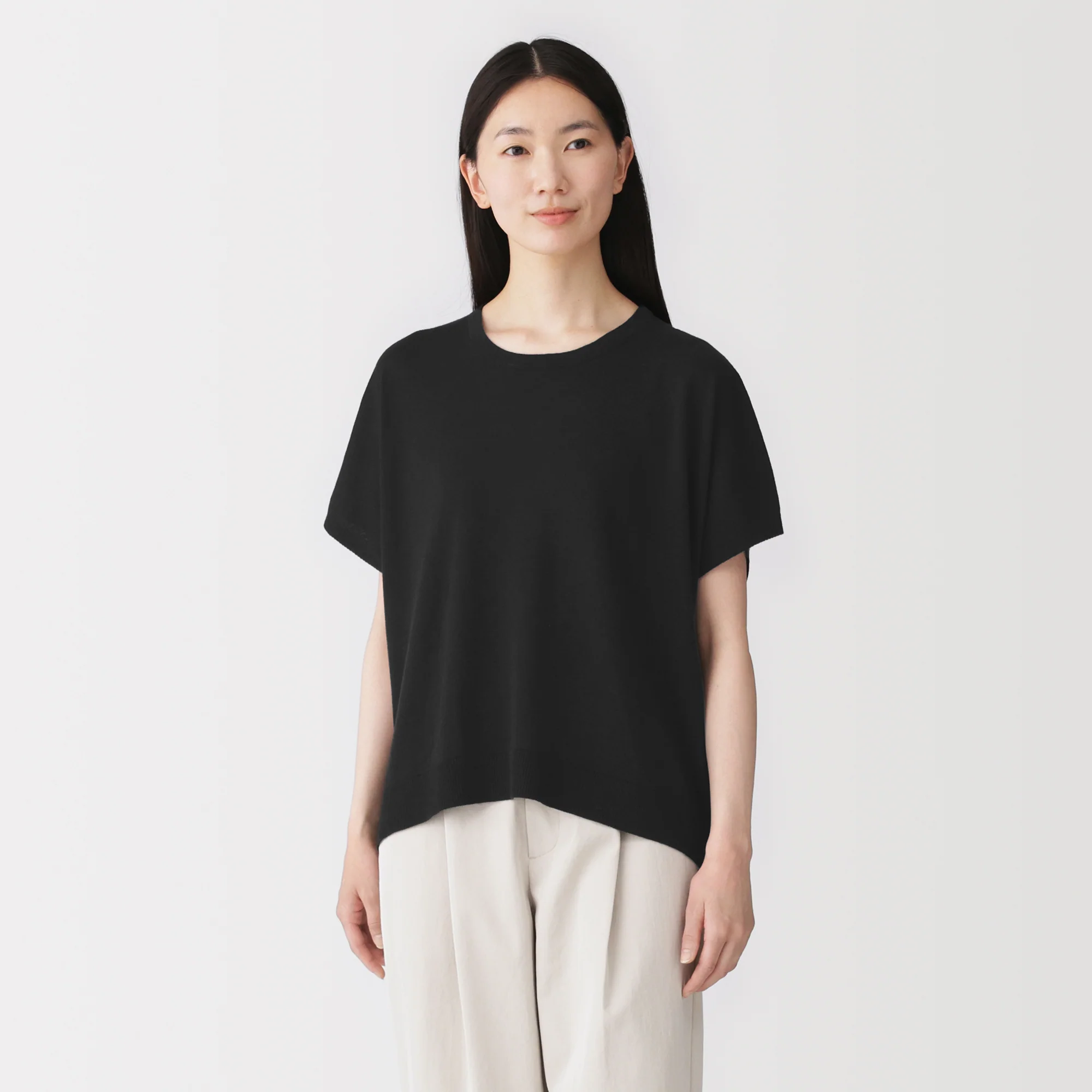 Lyocell Blend Wide Sweater - Image 11