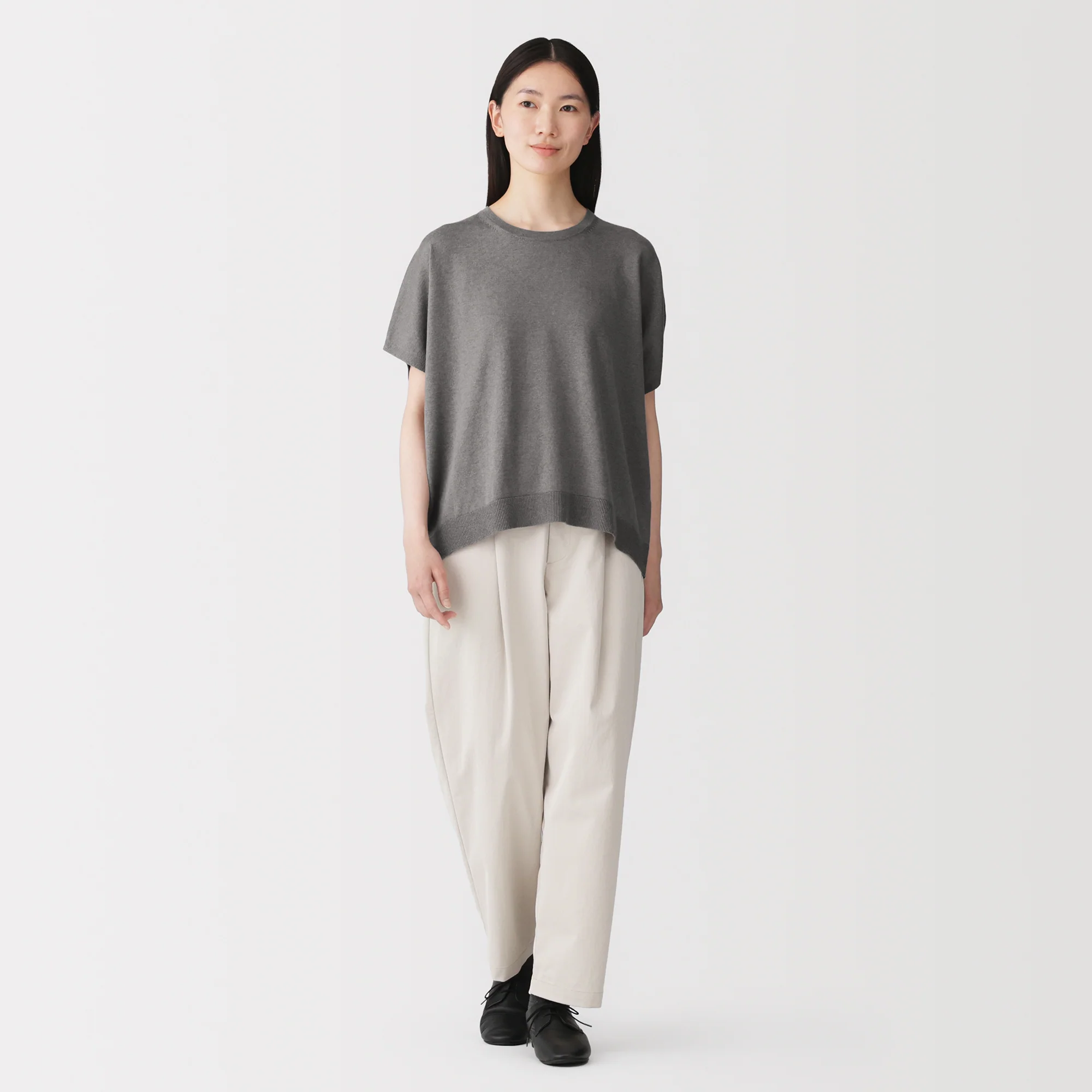 Lyocell Blend Wide Sweater - Image 4
