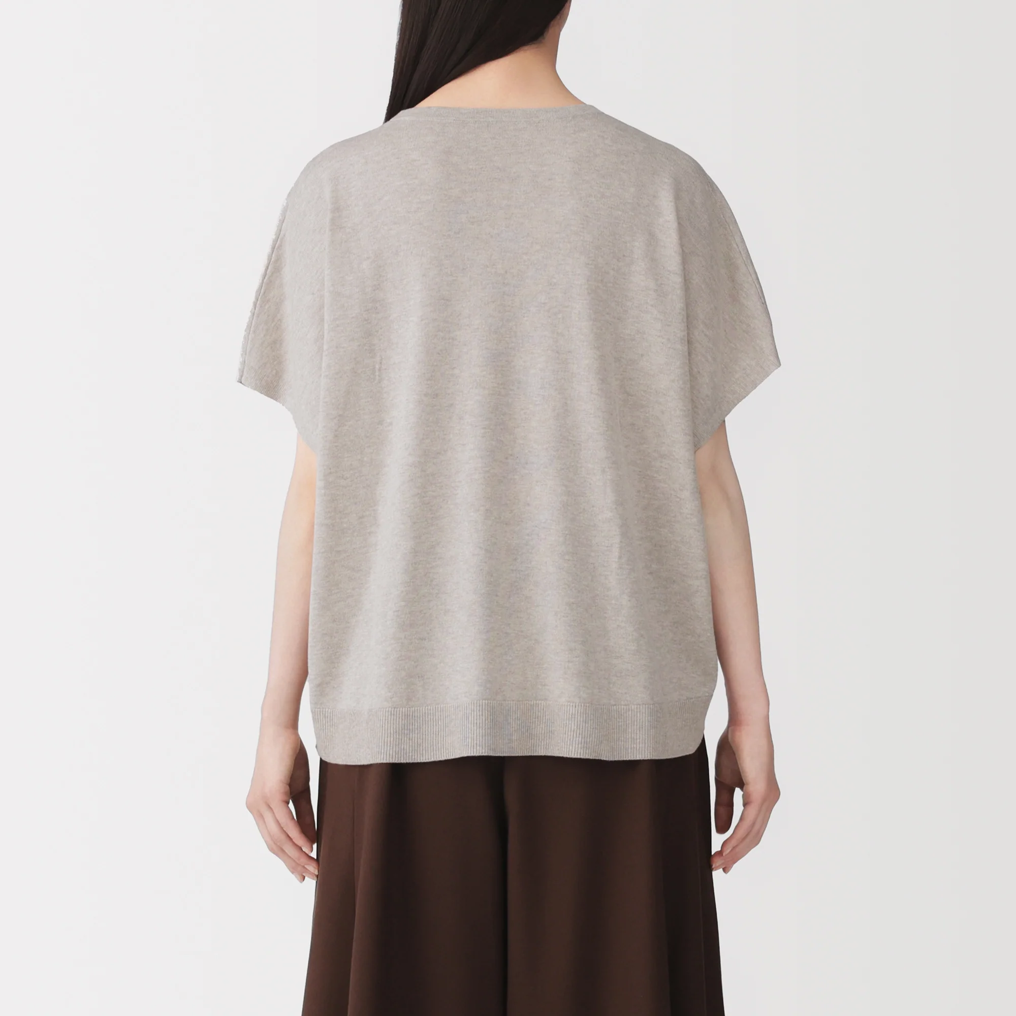 Lyocell Blend Wide Sweater - Image 6