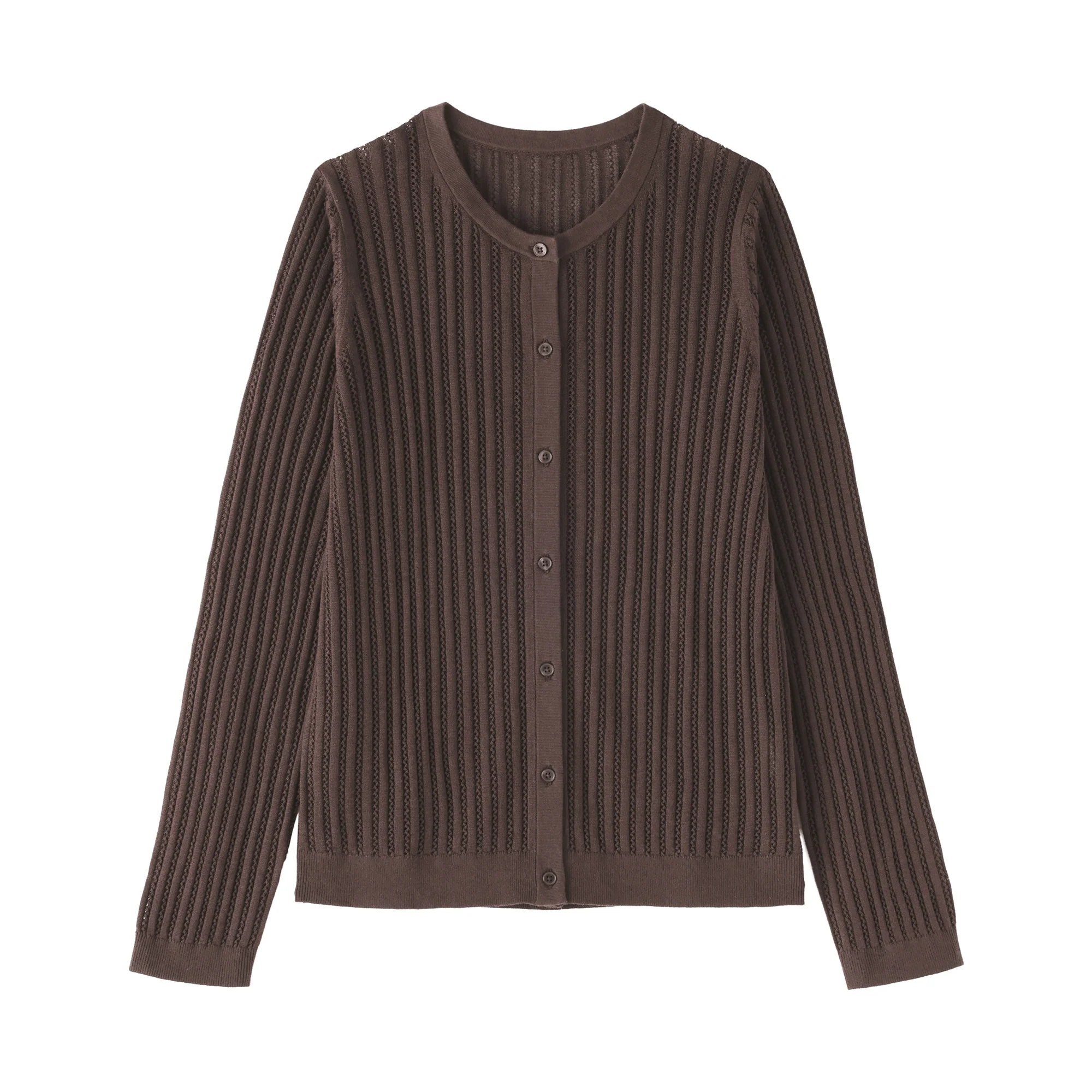 Lyocell Openwork Cardigan - Image 18