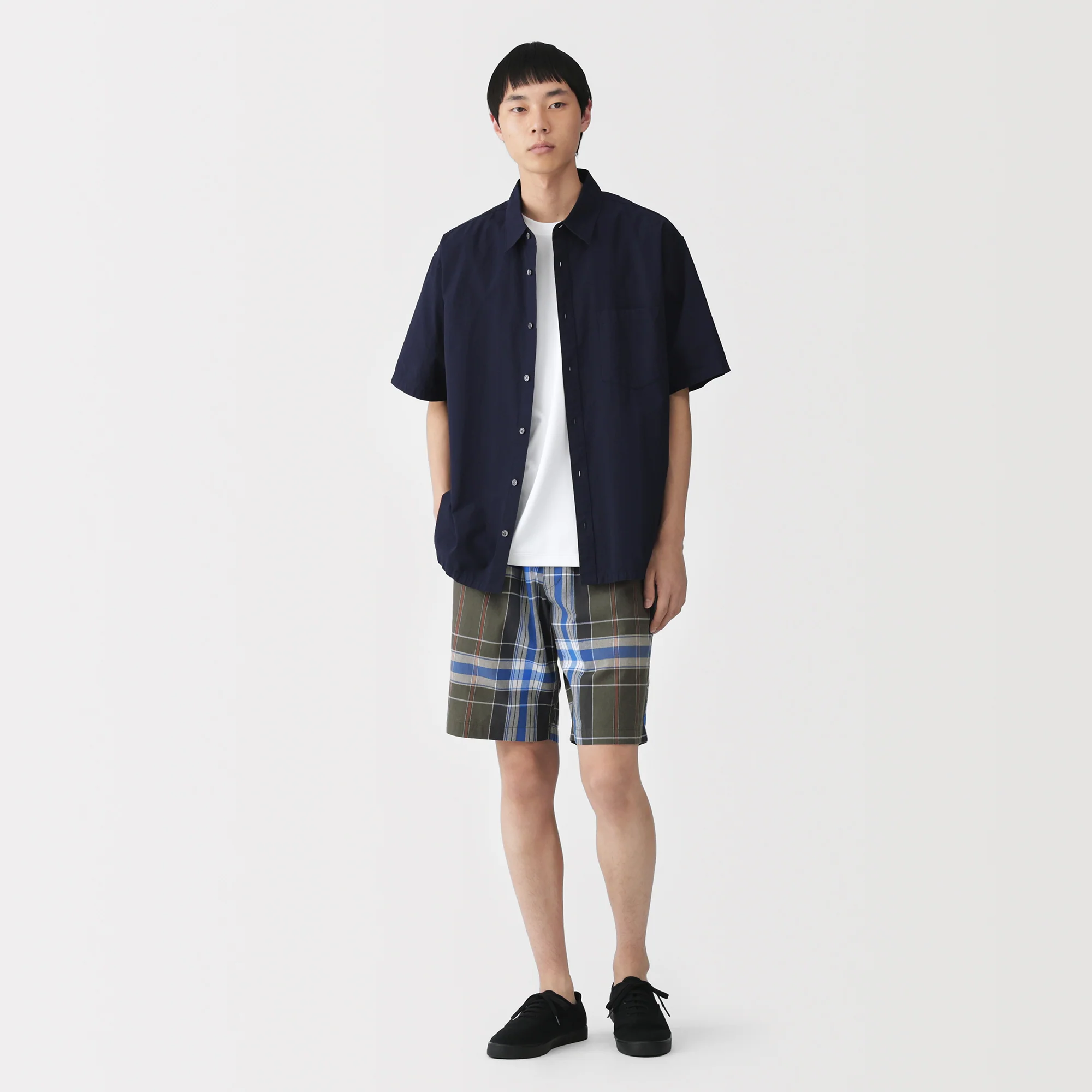Madras Cotton Easy Shorts