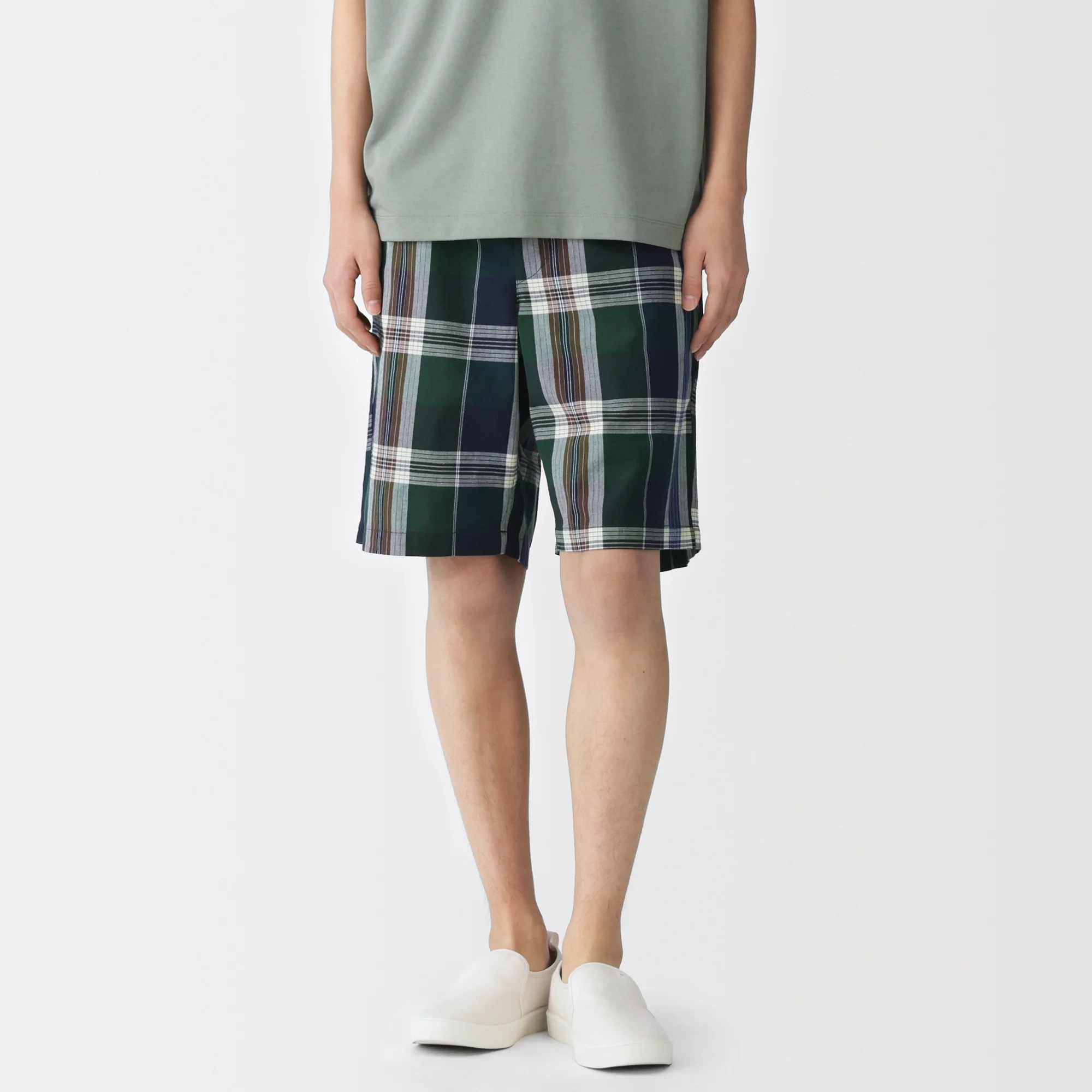 Madras Cotton Easy Shorts - Image 22