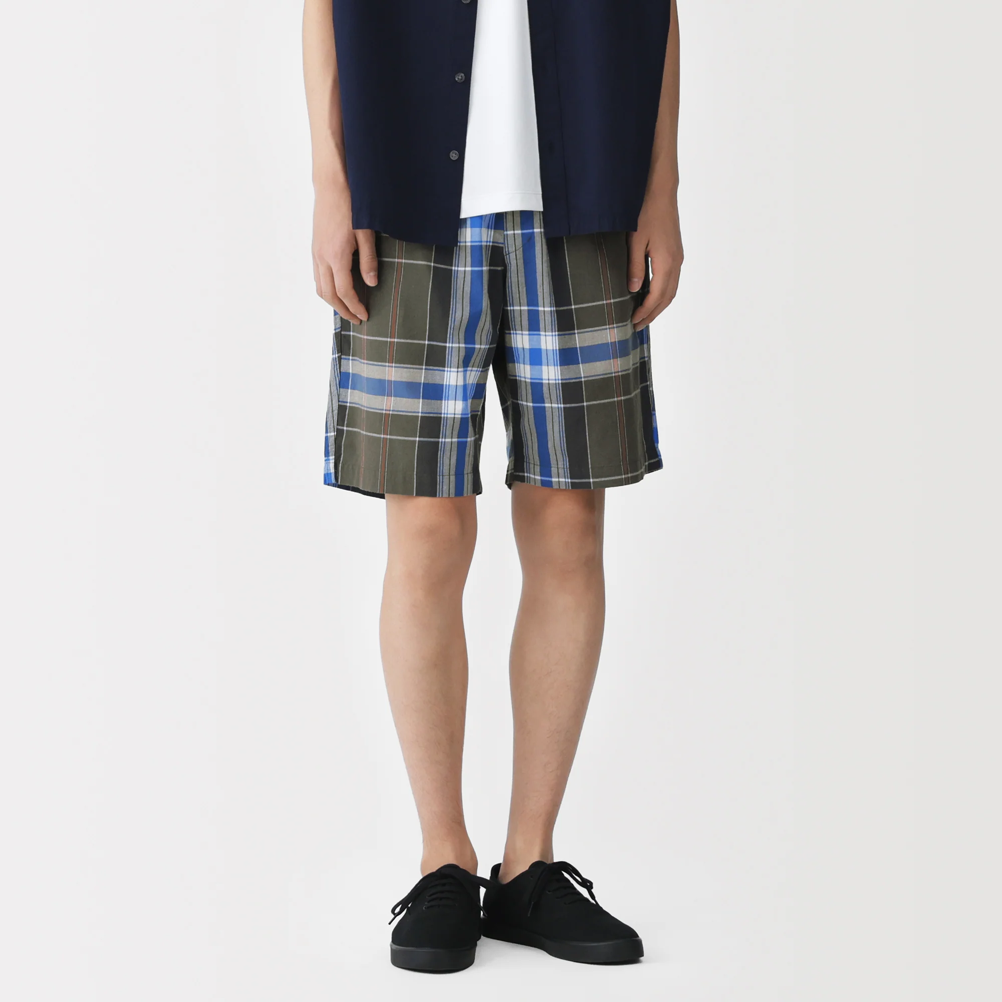 Madras Cotton Easy Shorts - Image 4