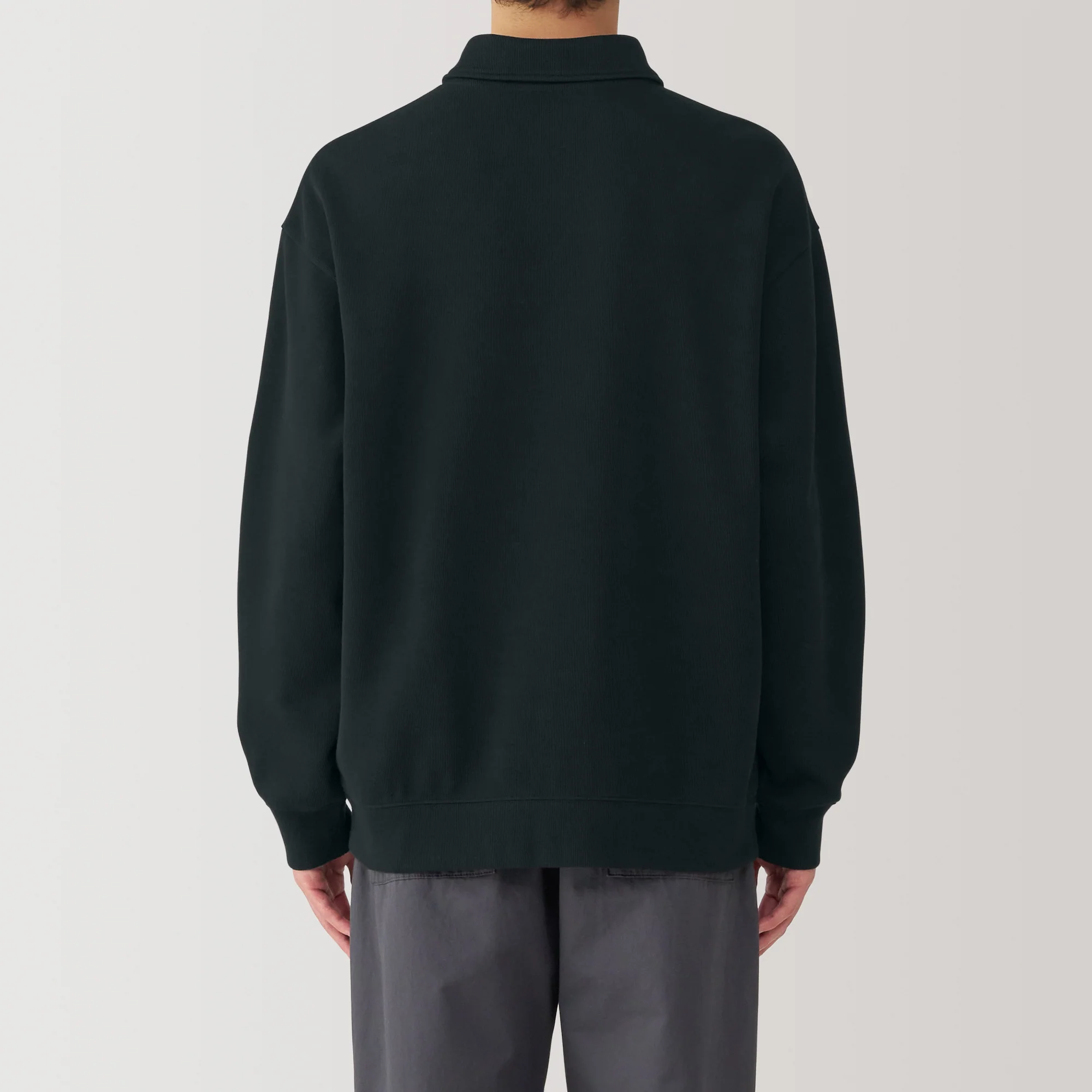 Men's Double Knitted Collared Pullover - Image 22