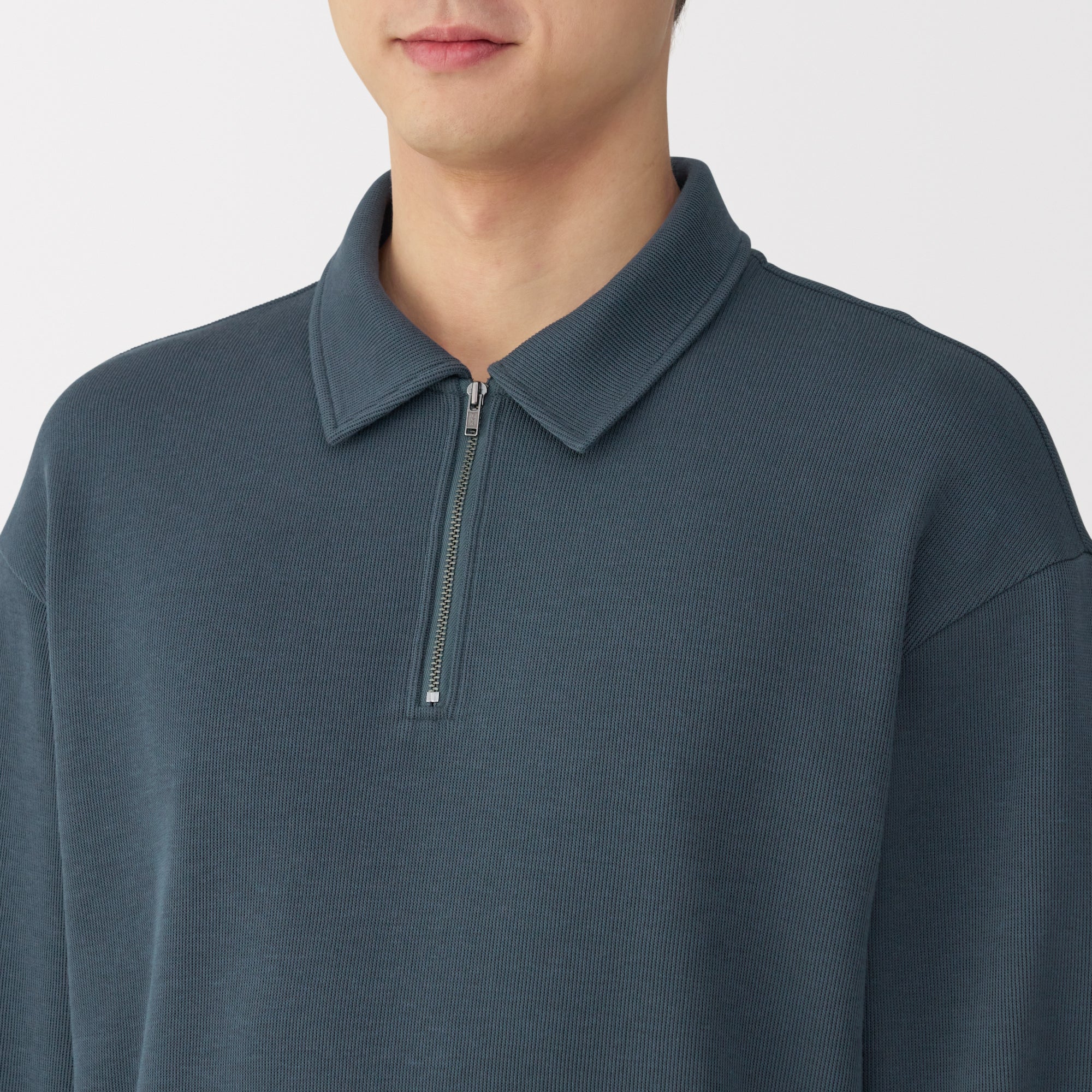 Men's Double Knitted Collared Pullover - Image 31