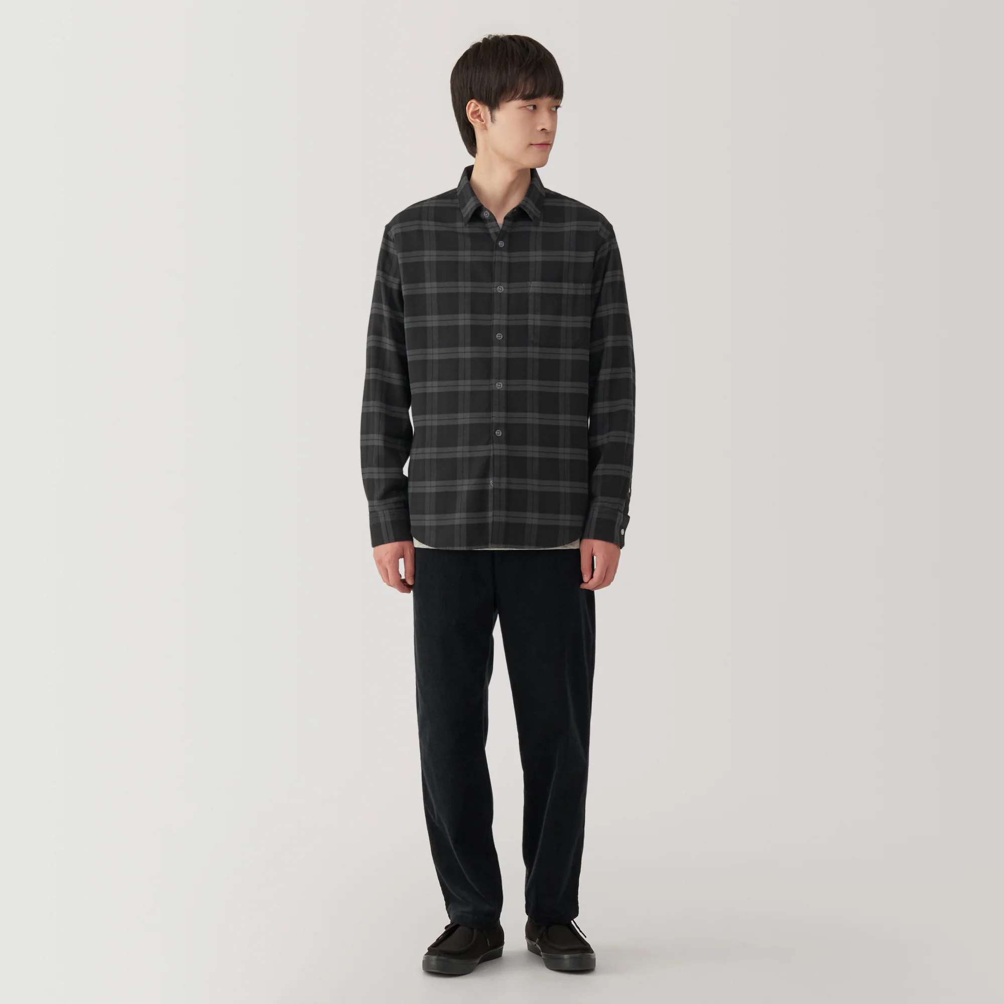 Men's Flannel Long Sleeve Shirt - Image 52
