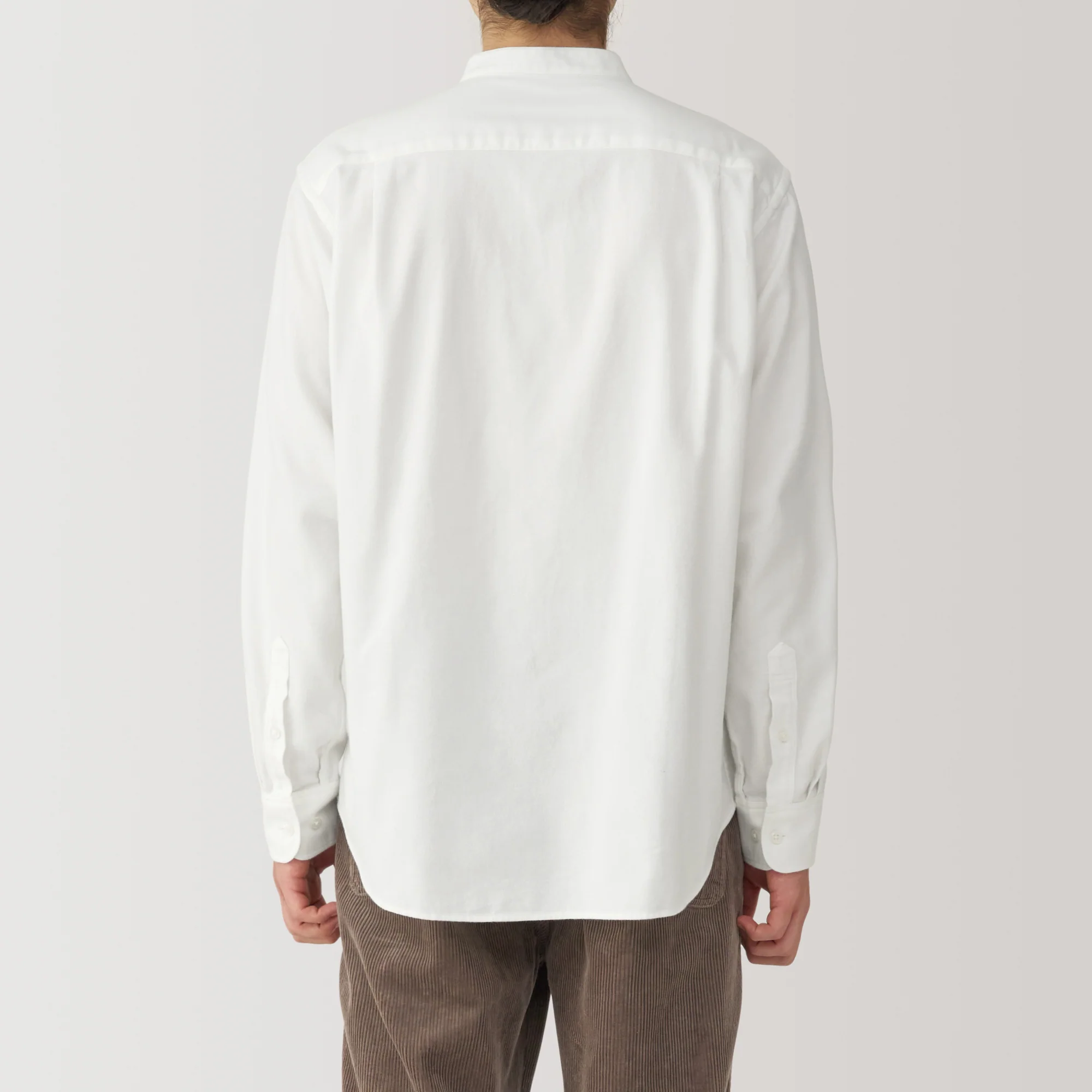 Men's Flannel Stand Collar Long Sleeve Shirt - Image 14