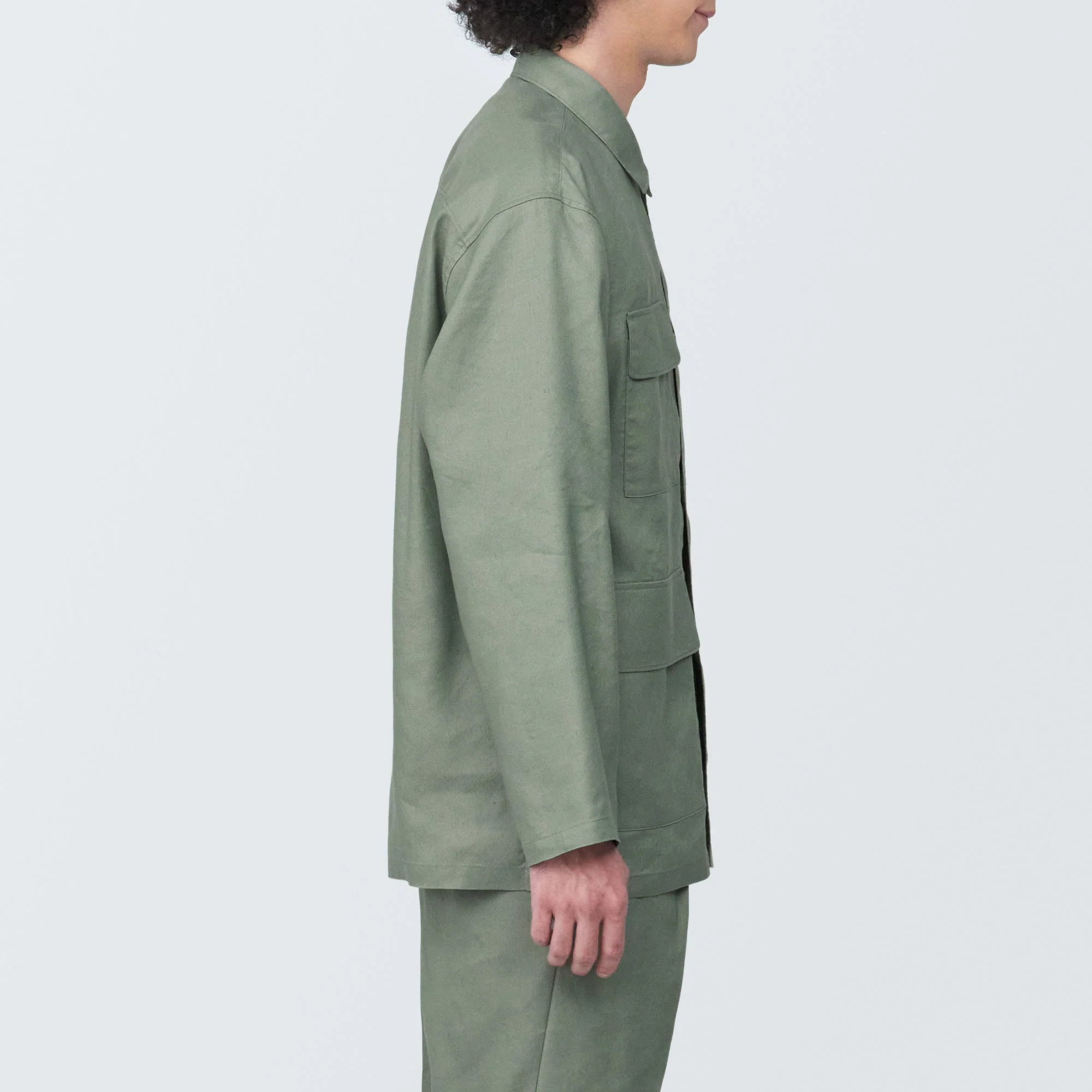 Men's Hemp Blend Shirt Jacket - Image 14