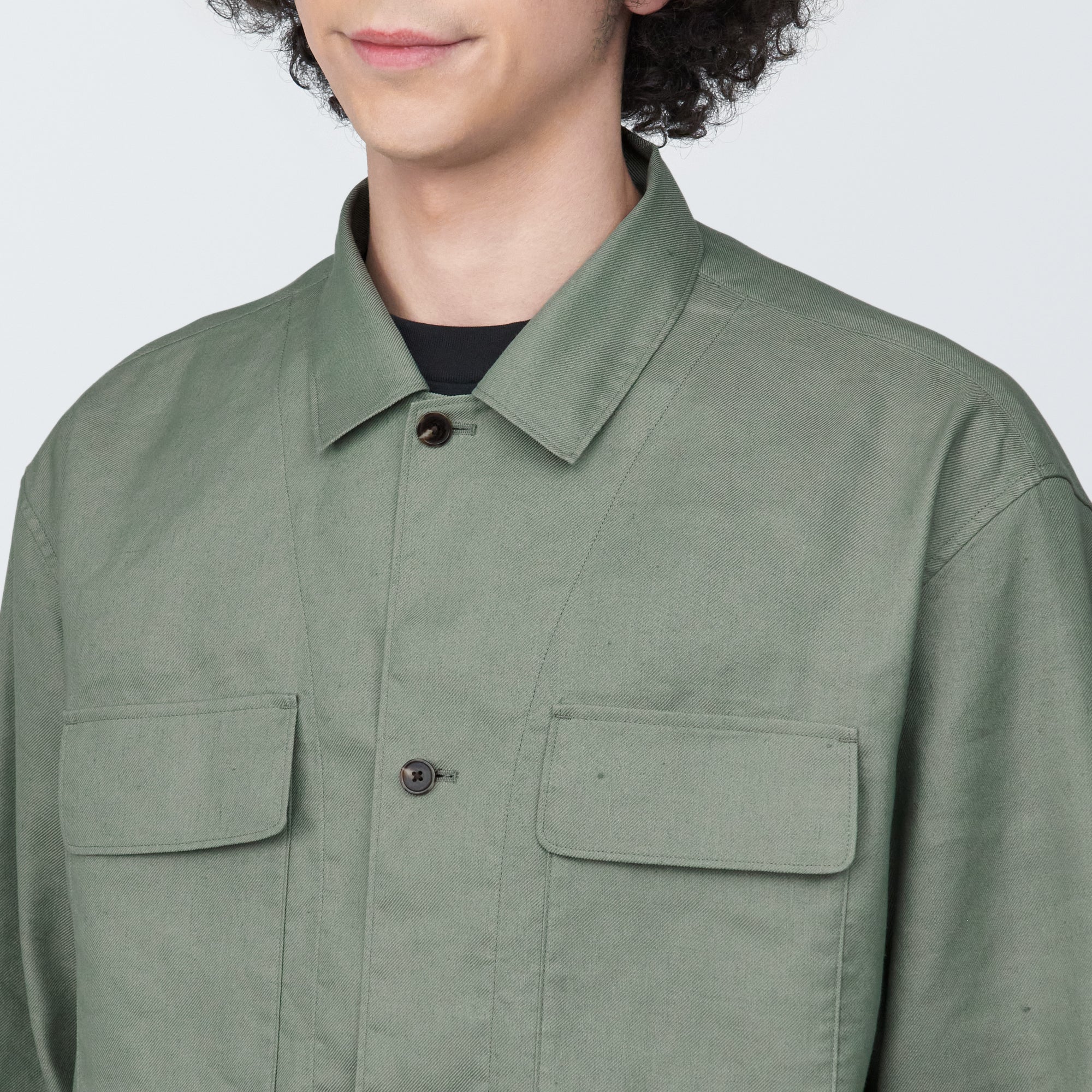 Men's Hemp Blend Shirt Jacket - Image 16