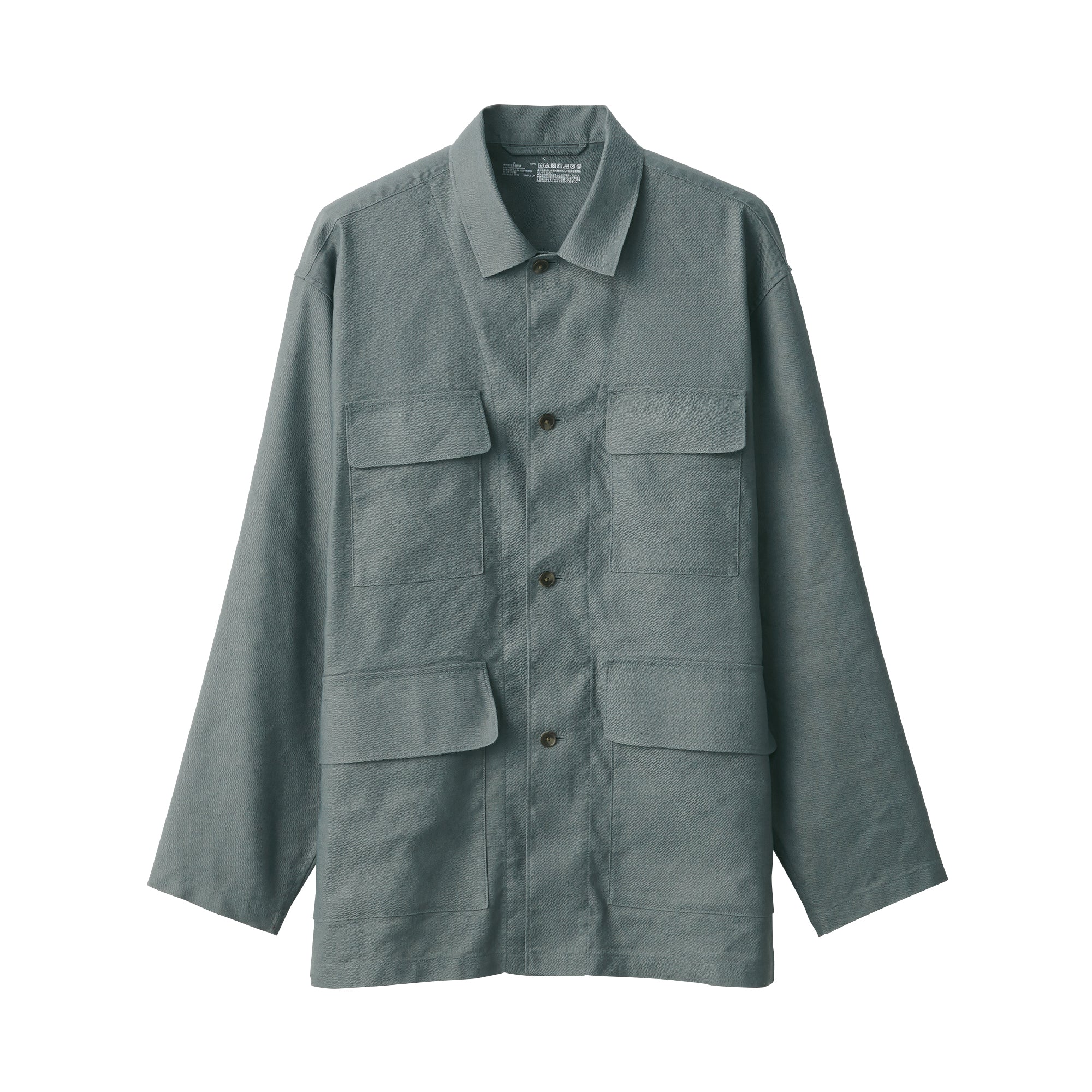 Men's Hemp Blend Shirt Jacket - Image 2