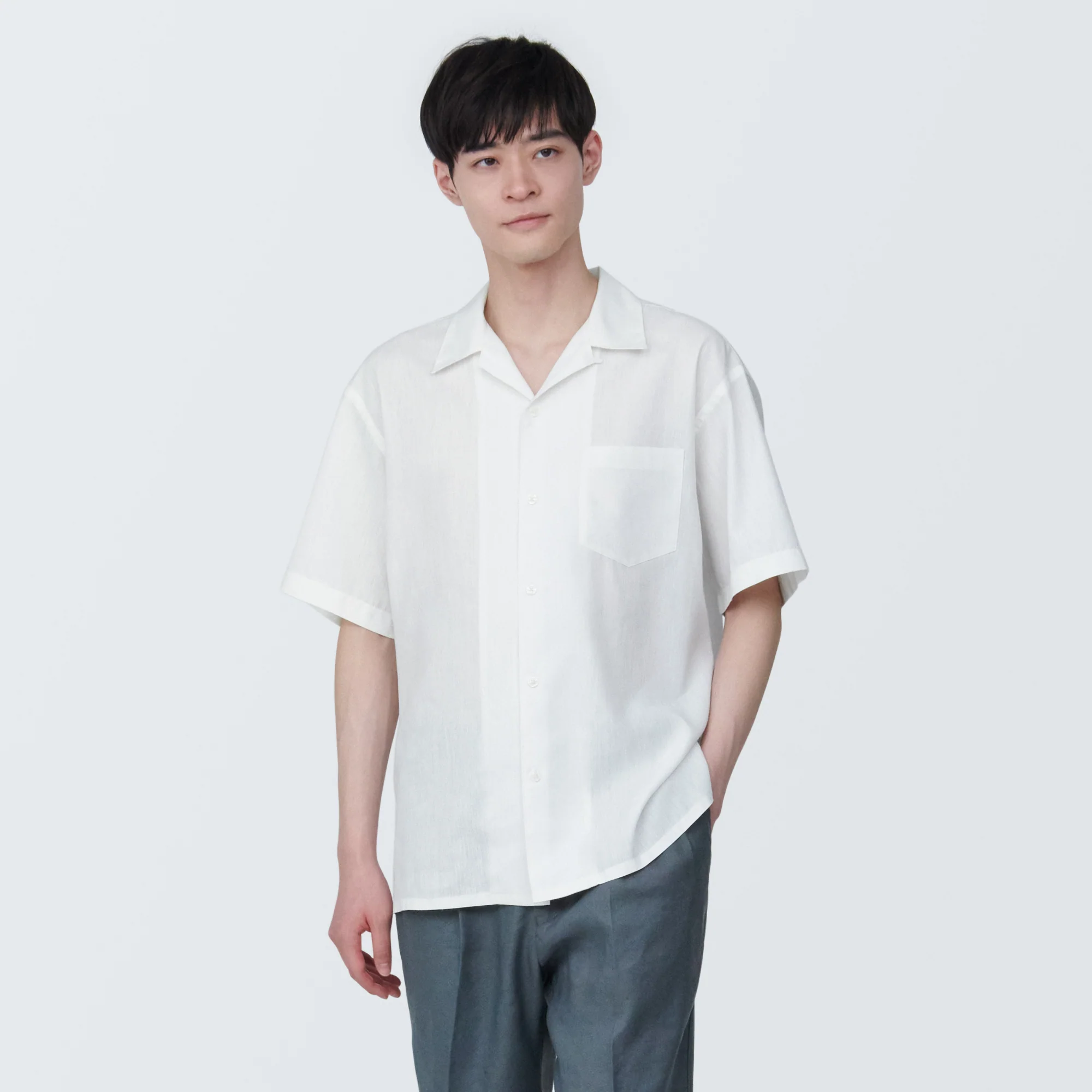 Men's Hemp Blend Short Sleeve Shirt - Image 11