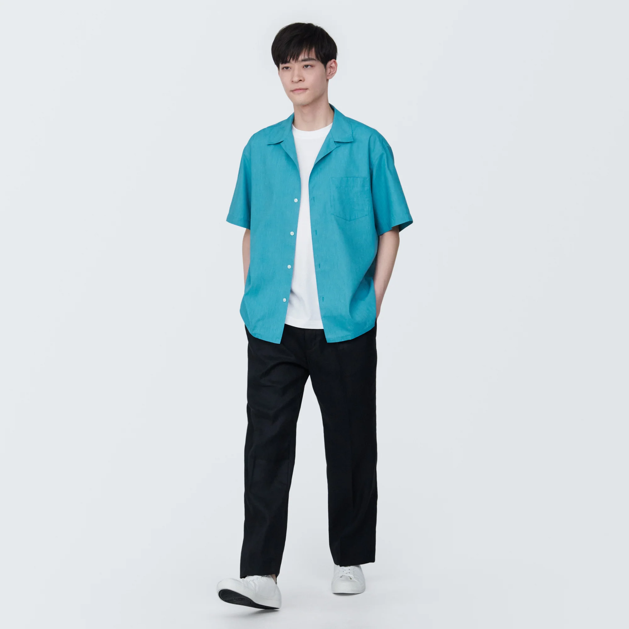 Men's Hemp Blend Short Sleeve Shirt - Image 27