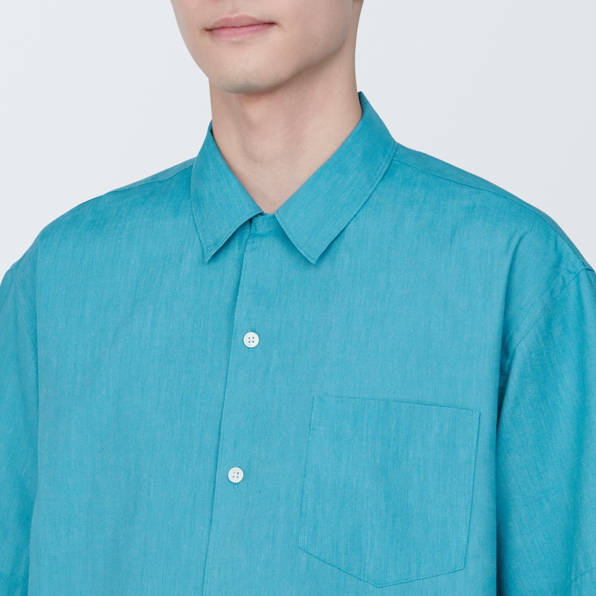 Men's Hemp Blend Short Sleeve Shirt - Image 31