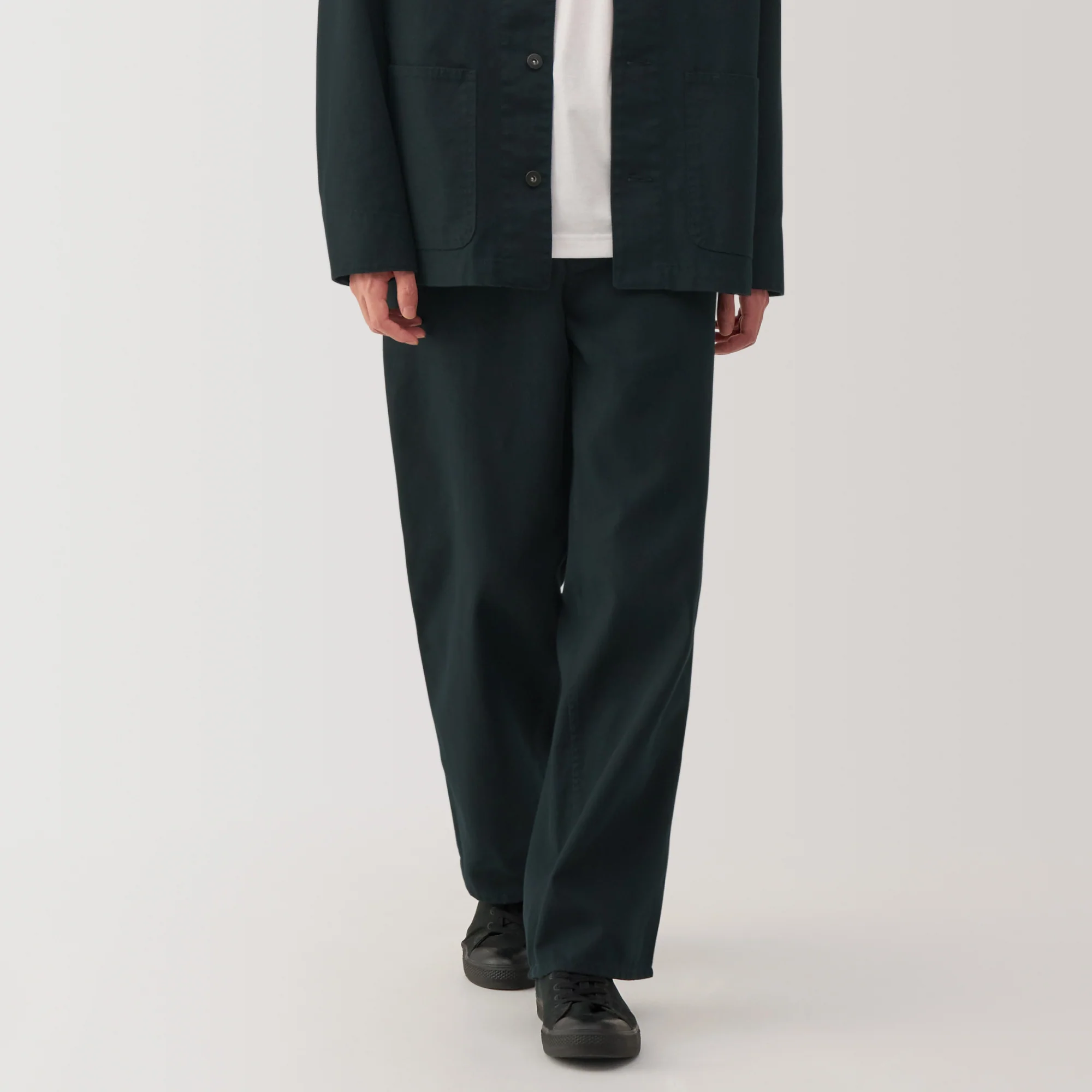 Men's Kapok Blend Canvas Wide Pants - Image 23