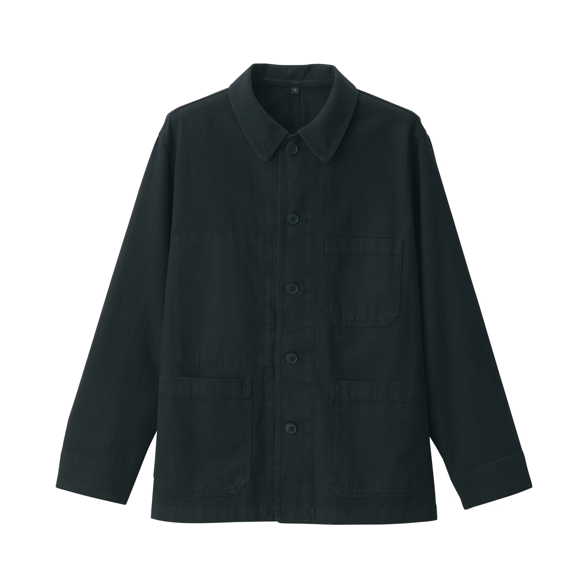 Men's Kapok Blend Herringbone Coverall Jacket - Image 12