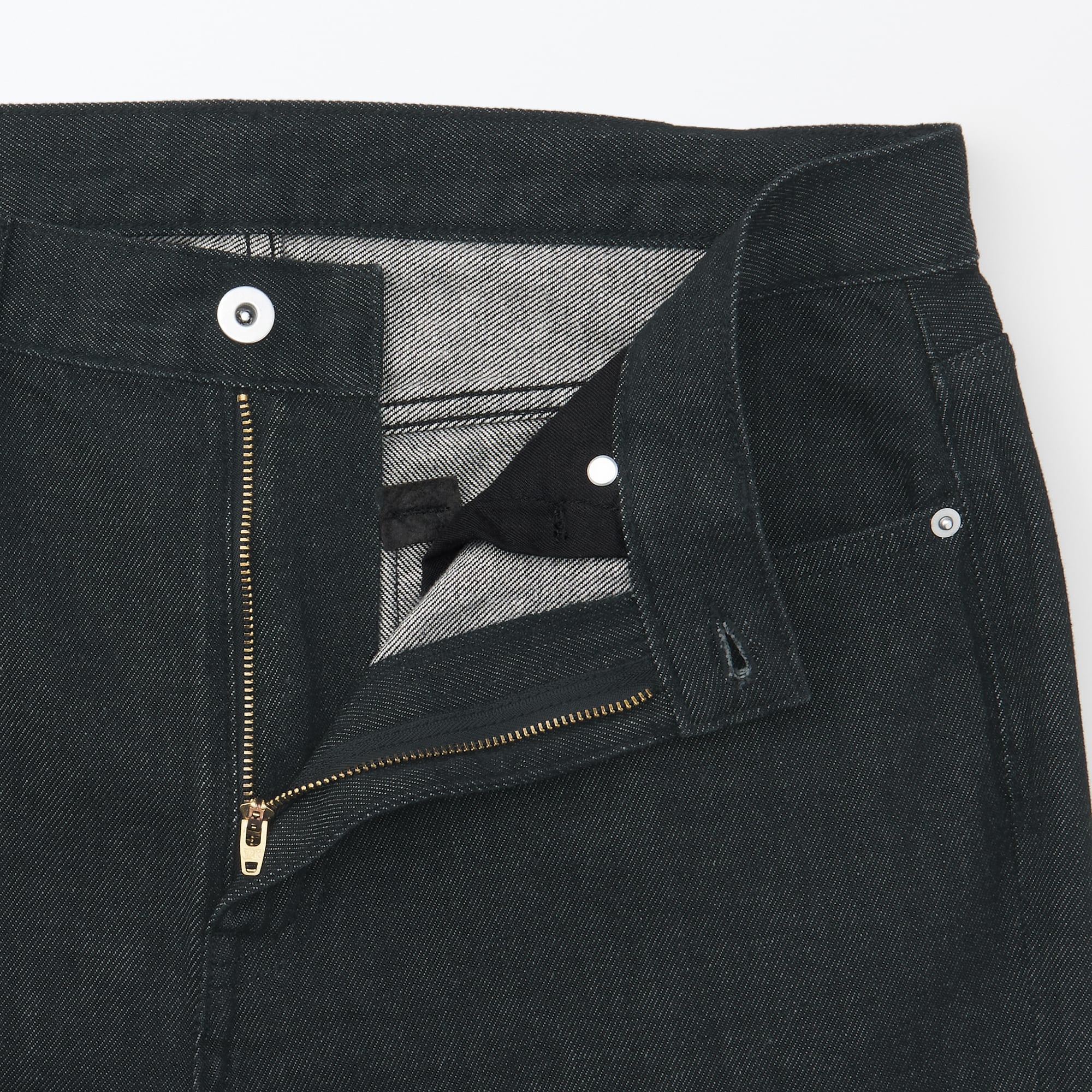 Kapok Blend Straight Denim Trousers - Image 9