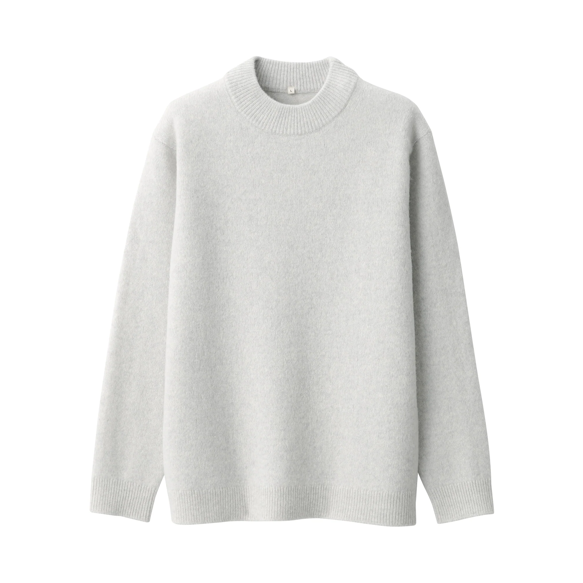 Labo Men's Milled Wool Mock Neck Sweater - Image 2