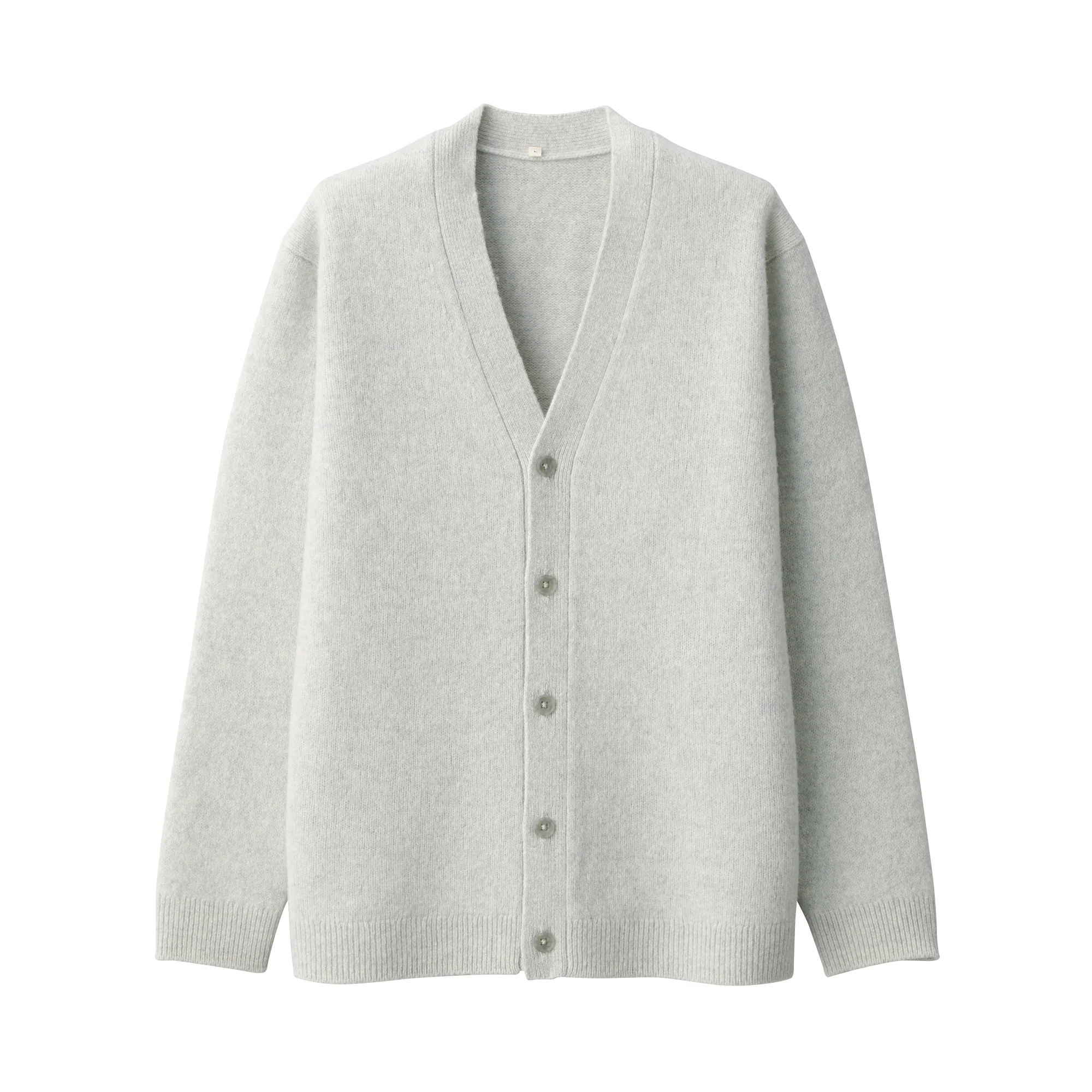 Labo Men's Milled Wool V Neck Cardigan - Image 2