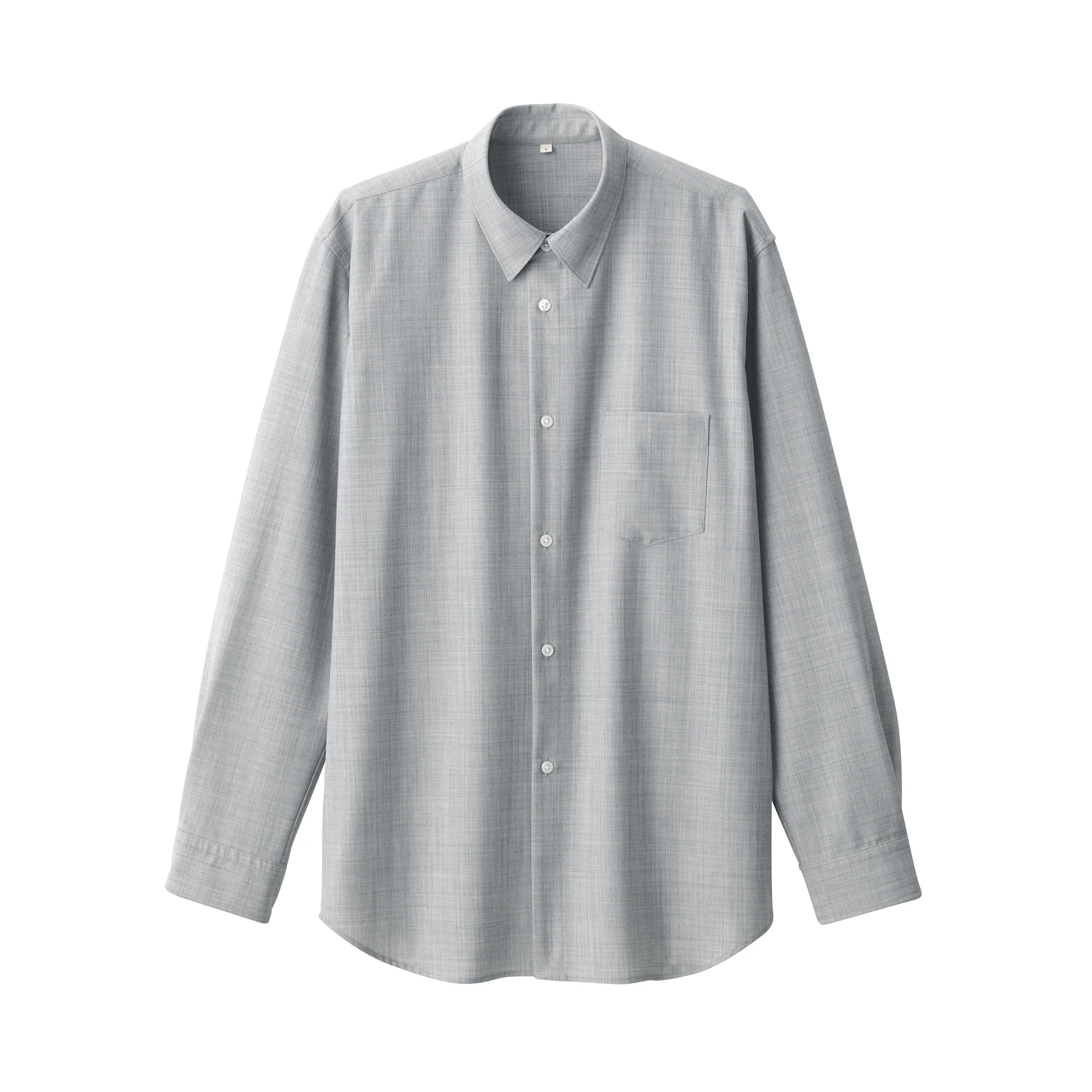 Labo Men's Wool Blend Regular Collar Shirt - Image 2