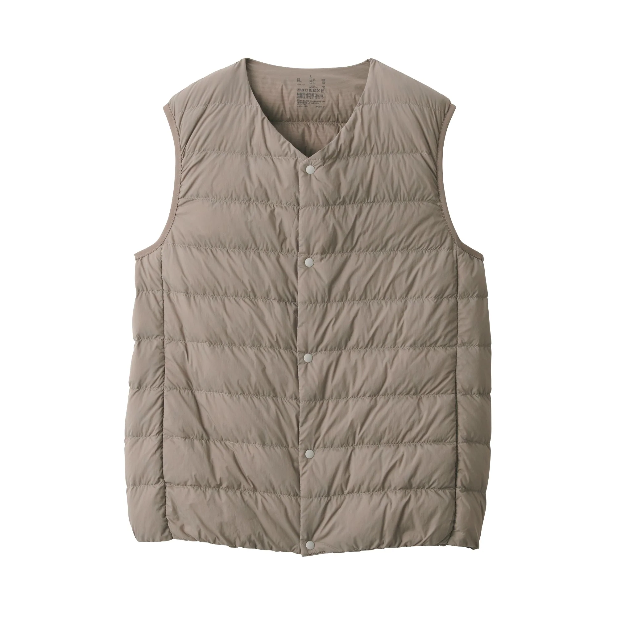 Men's Lightweight Down Collarless Vest - Image 20