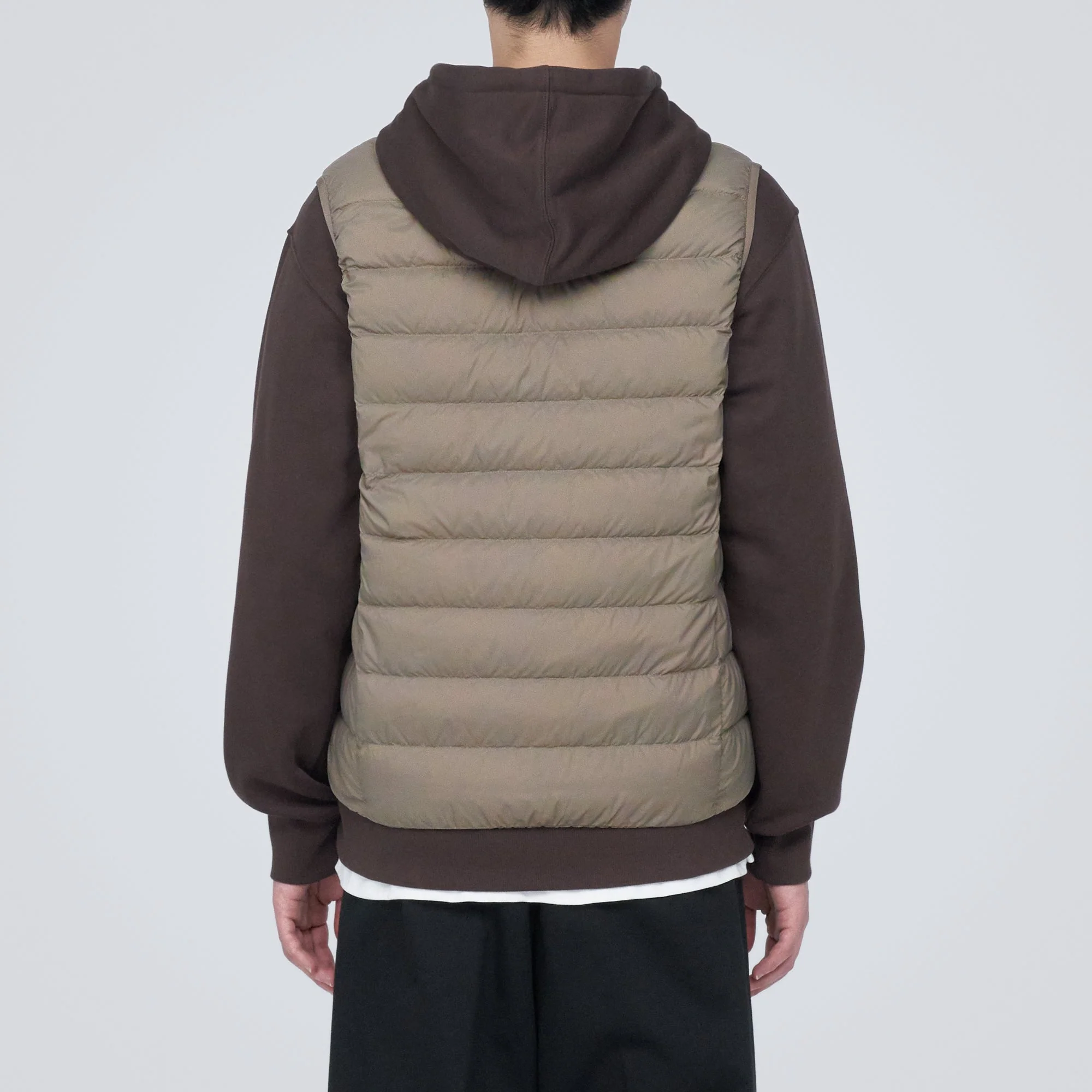 Men's Lightweight Down Collarless Vest - Image 24