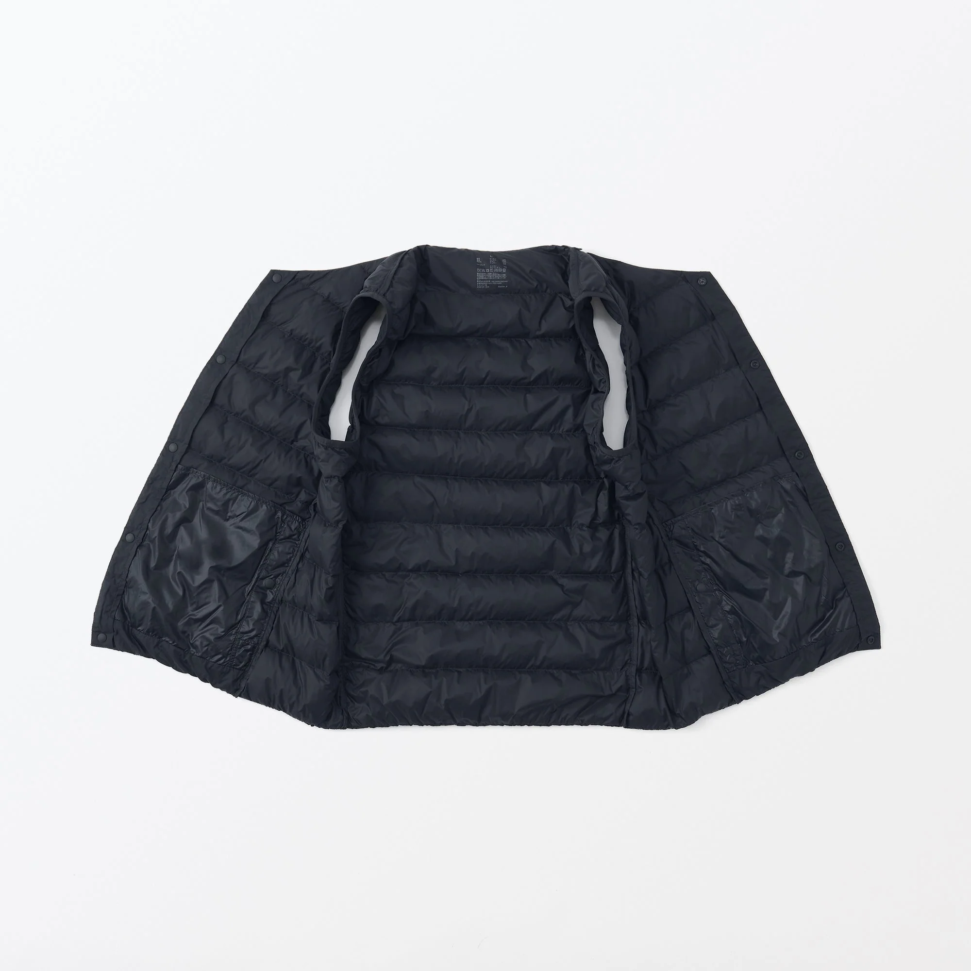 Men's Lightweight Down Collarless Vest - Image 36