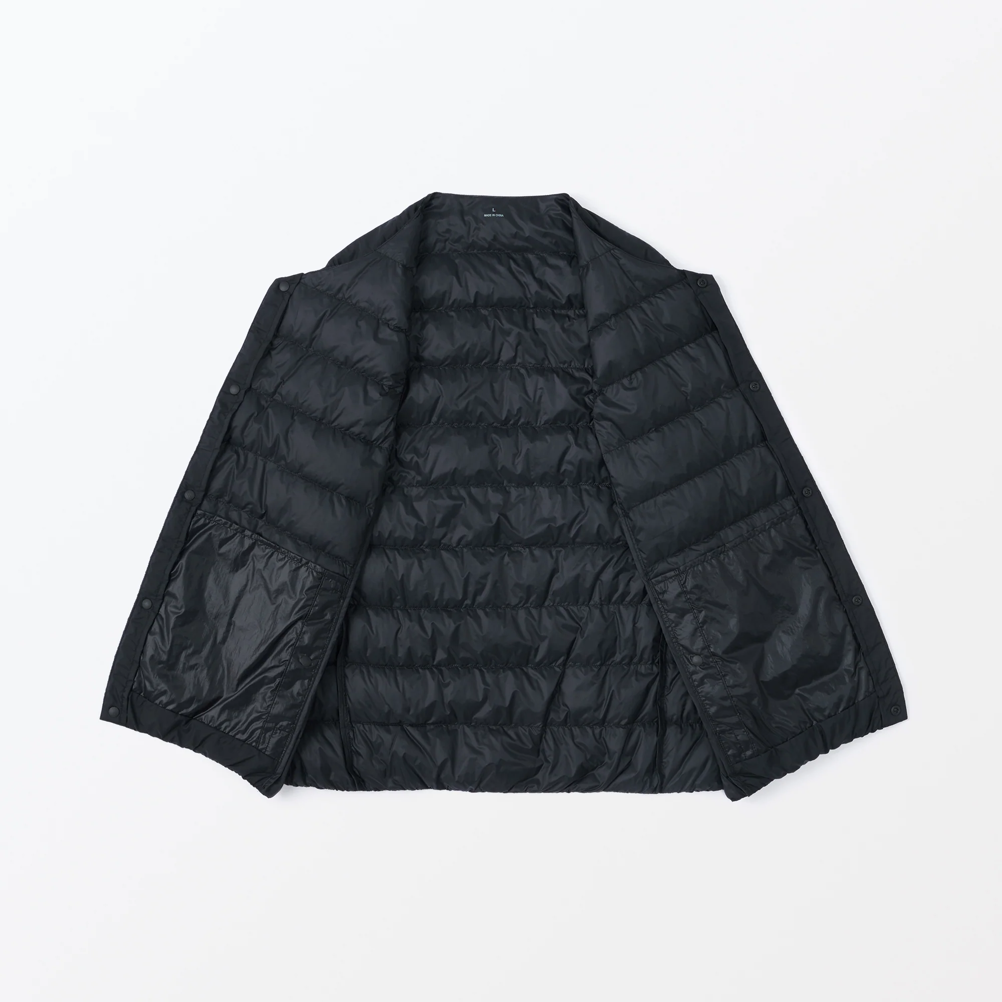 Men's Lightweight Down Collarless Vest - Image 22
