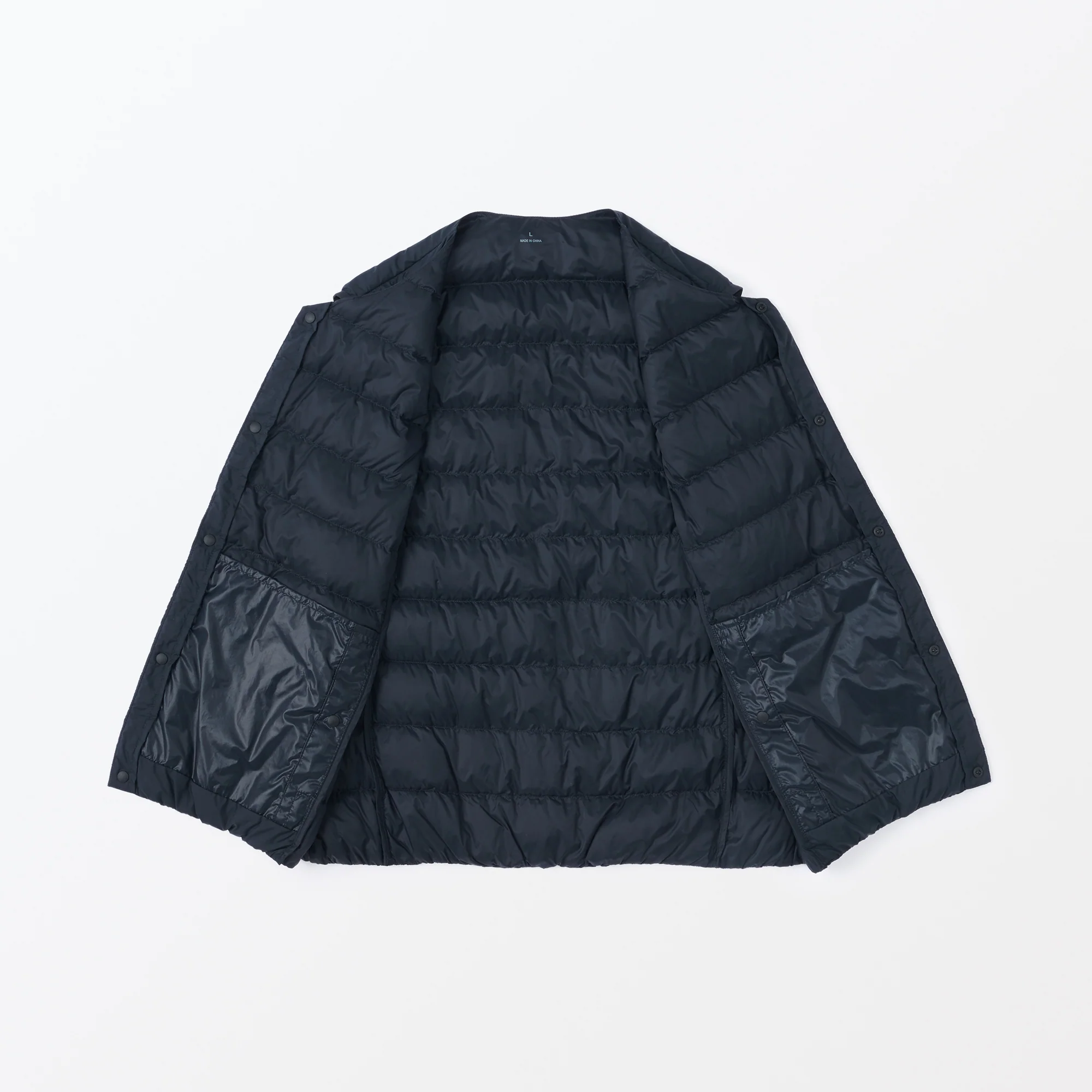 Men's Lightweight Down Collarless Vest - Image 33