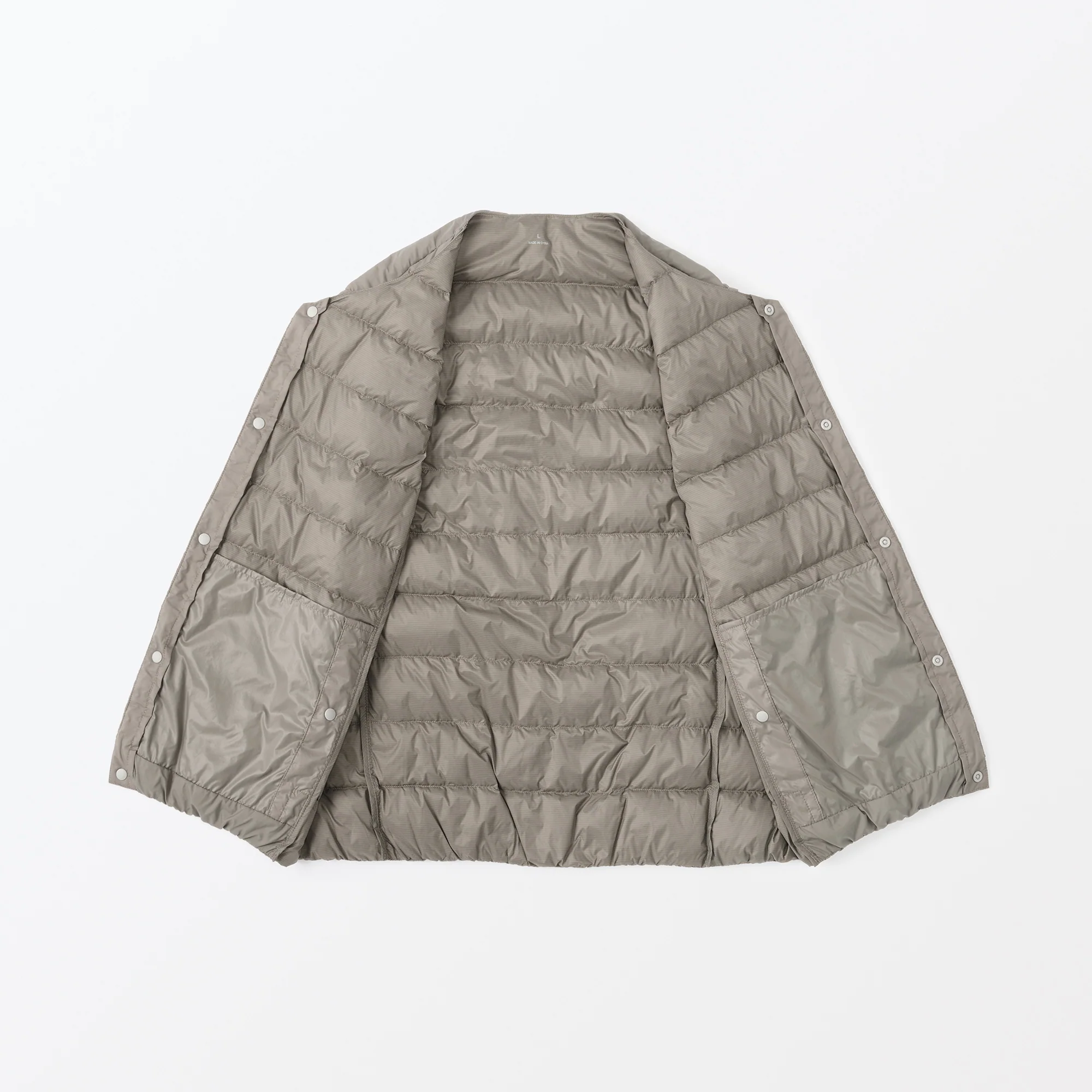 Men's Lightweight Down Collarless Vest - Image 44