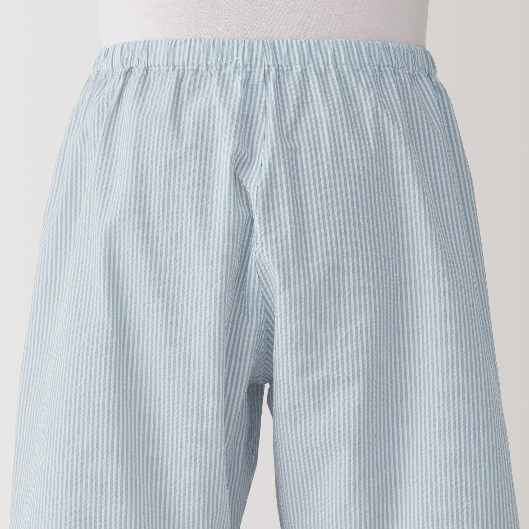Side Seamless Seersucker Pajamas - Image 10