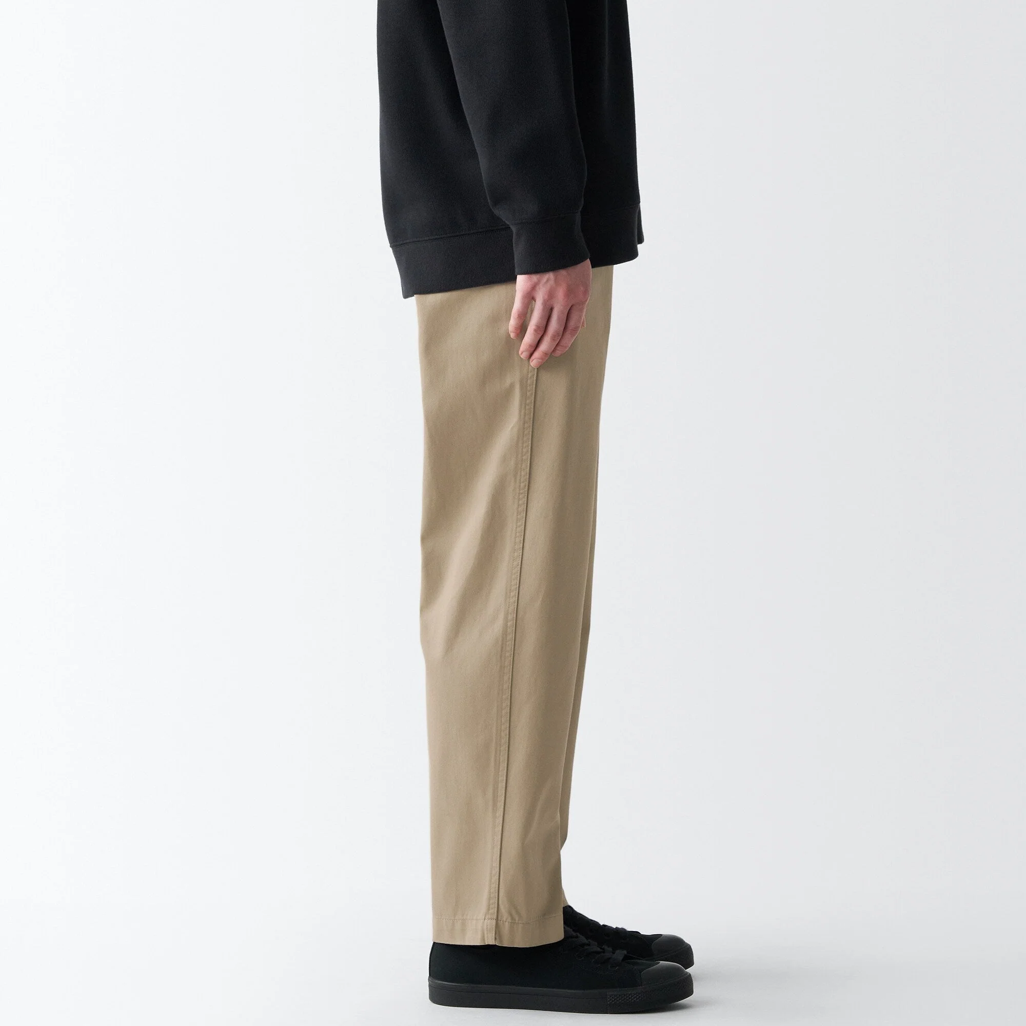Men's Slub Yarn Chino Regular Pants (L30") - Image 5