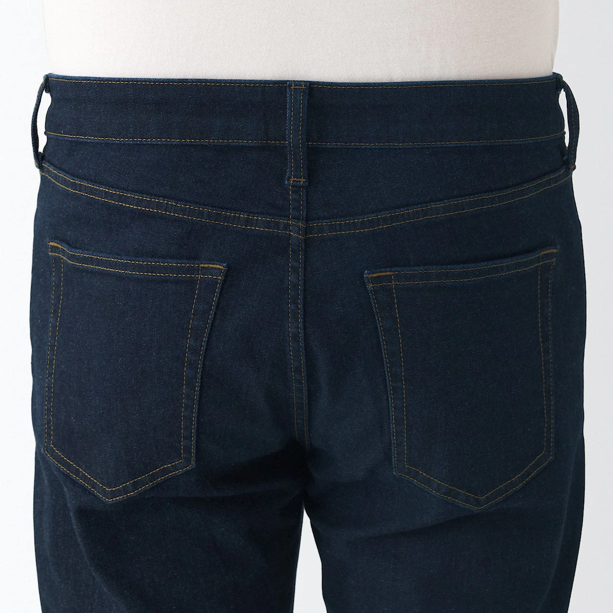 Men's Super Stretch Denim Skinny Pants Dark Navy (L30") - Image 9