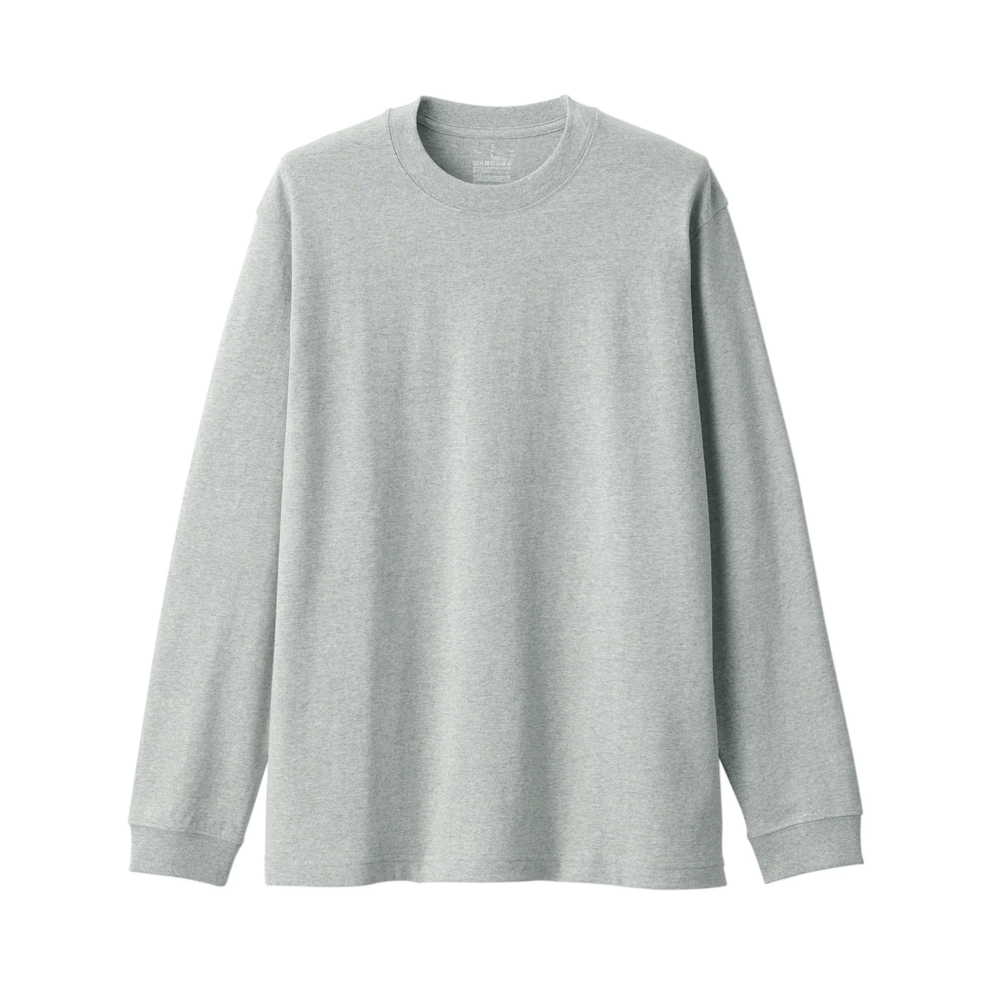 Men's Washed Heavyweight Crewneck Long Sleeve T-Shirt - Image 2