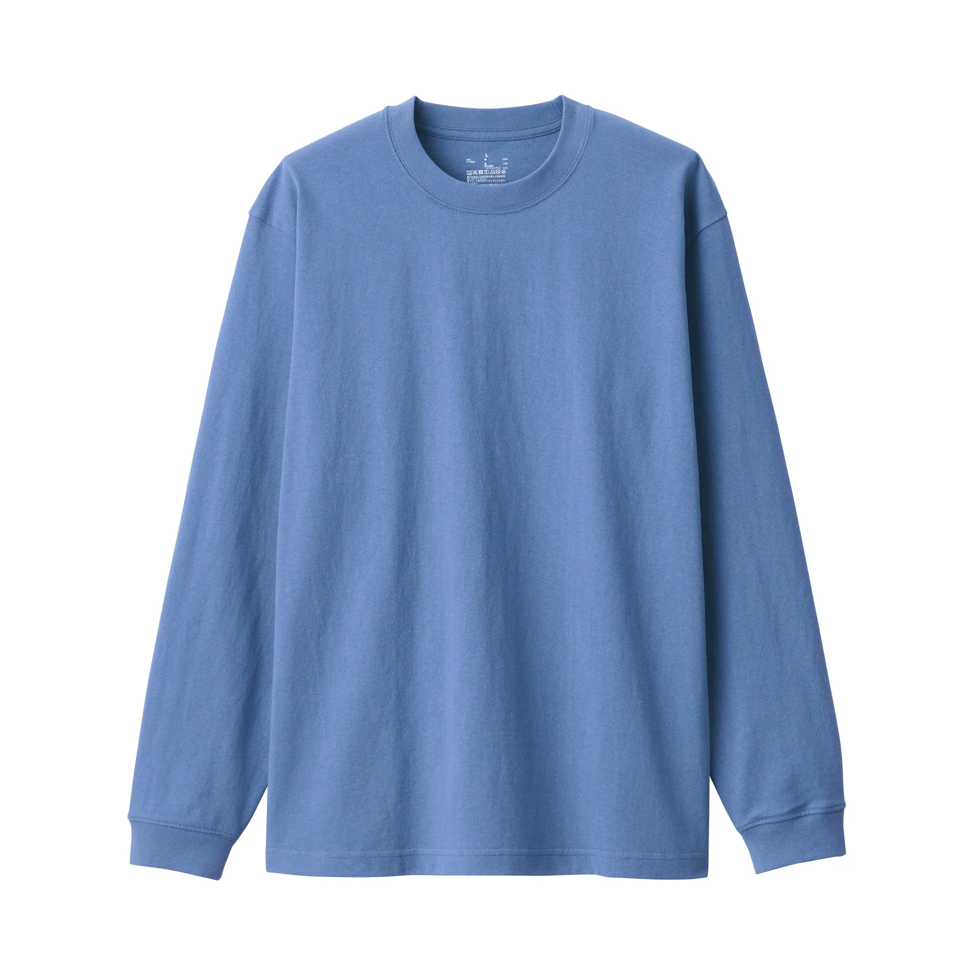 Men's Washed Heavyweight Crewneck Long Sleeve T-Shirt - Image 23
