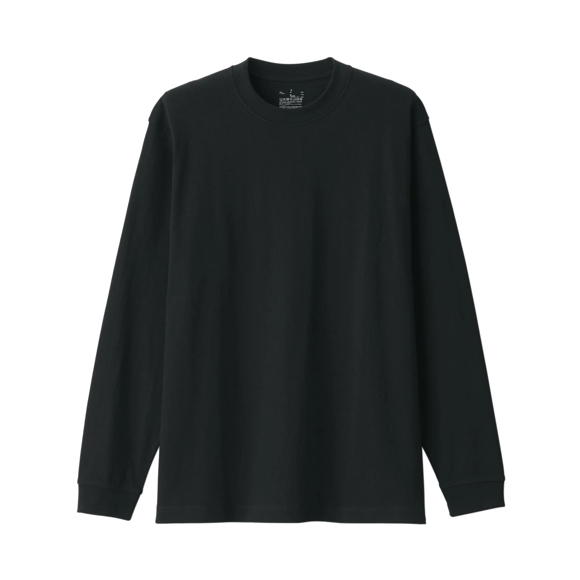 Men's Washed Heavyweight Crewneck Long Sleeve T-Shirt - Image 30