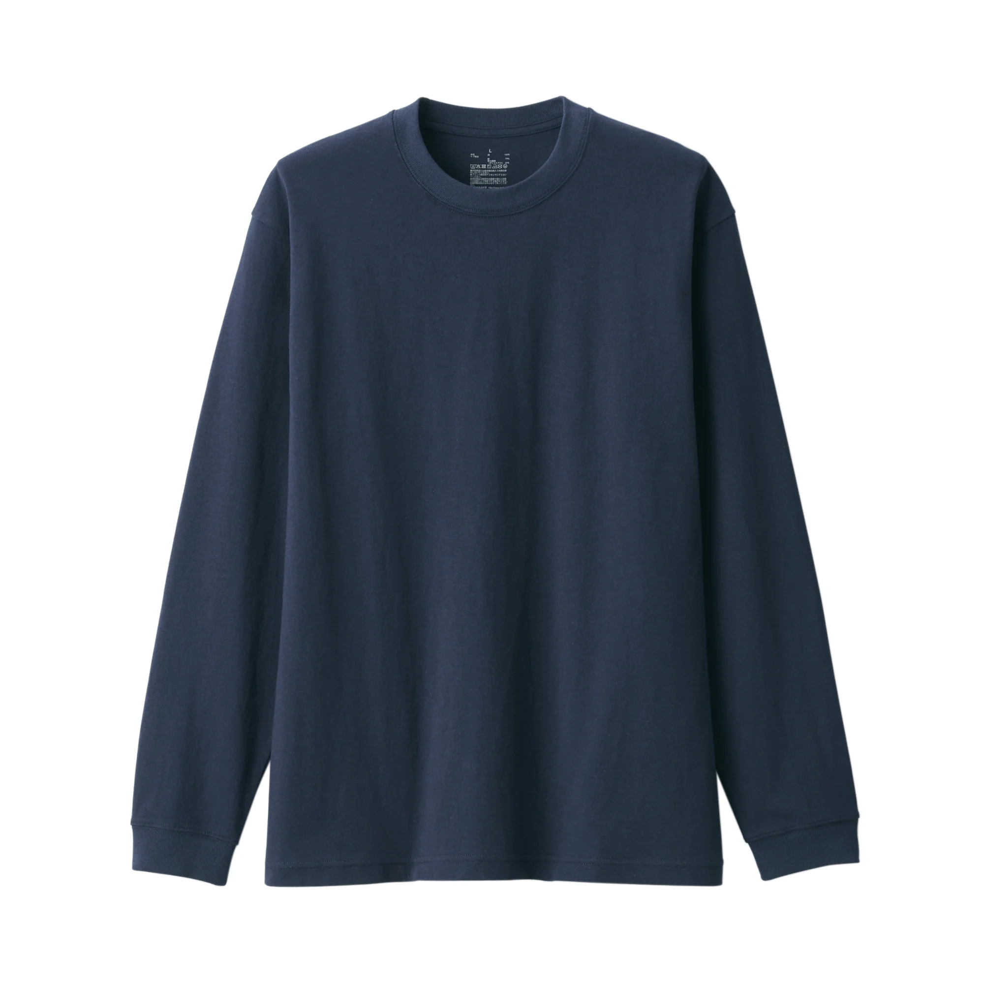 Men's Washed Heavyweight Crewneck Long Sleeve T-Shirt - Image 37