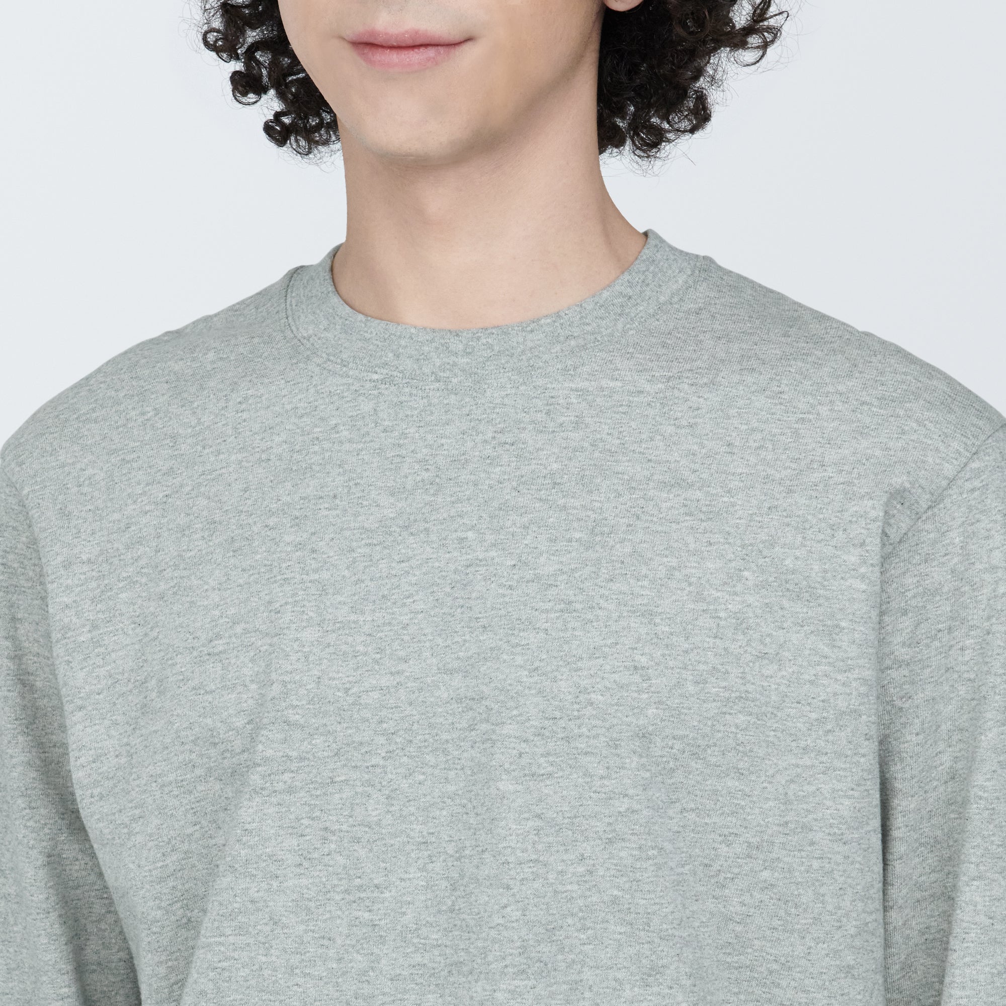 Men's Washed Heavyweight Crewneck Long Sleeve T-Shirt - Image 7
