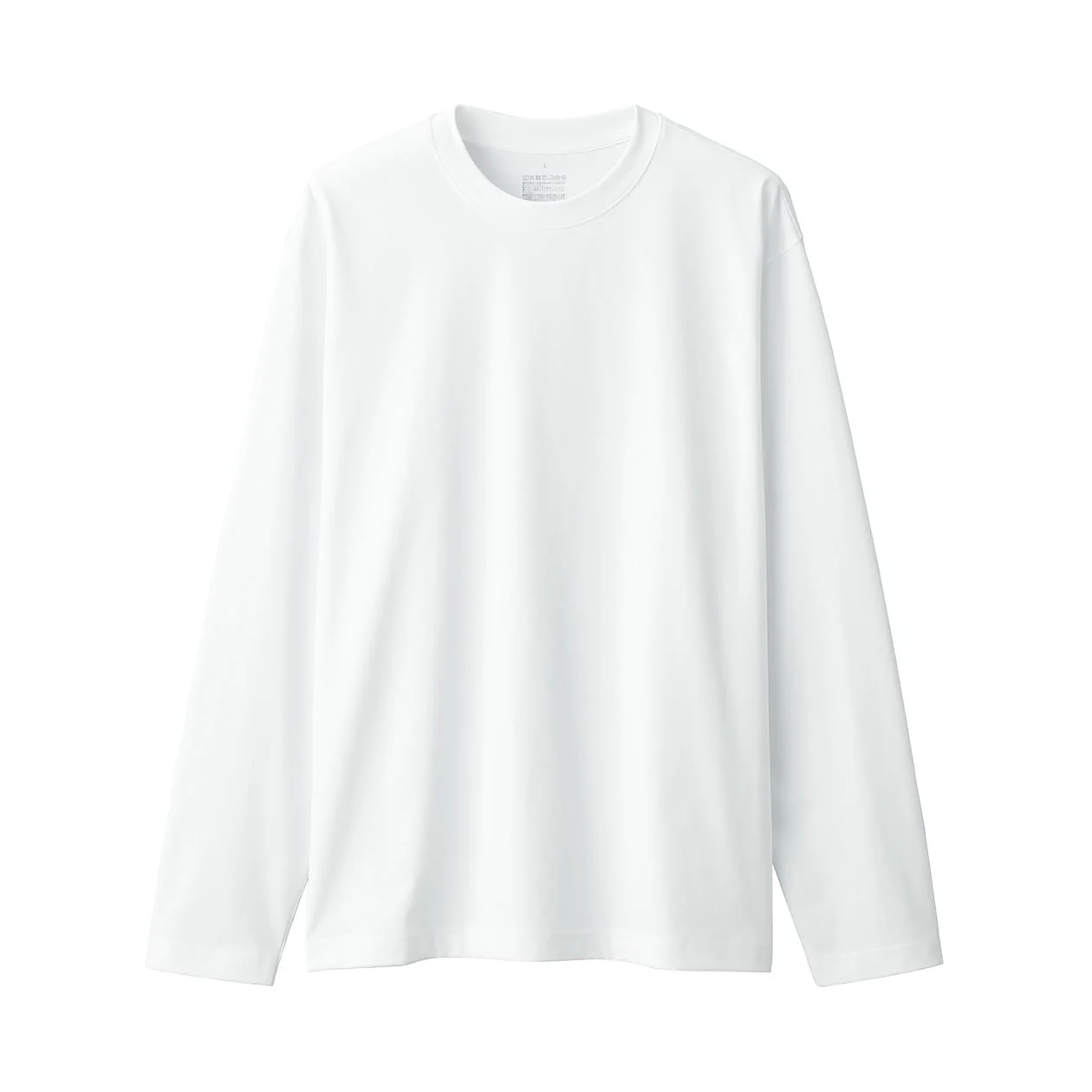 Men's Washed Jersey Crew Neck Long Sleeve T-Shirt - Image 16