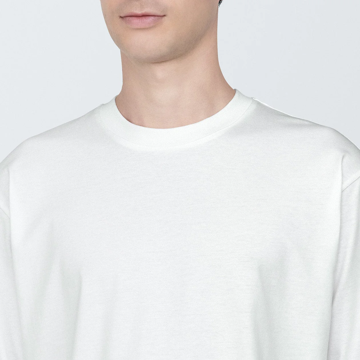 Men's Washed Jersey Crew Neck Long Sleeve T-Shirt - Image 21