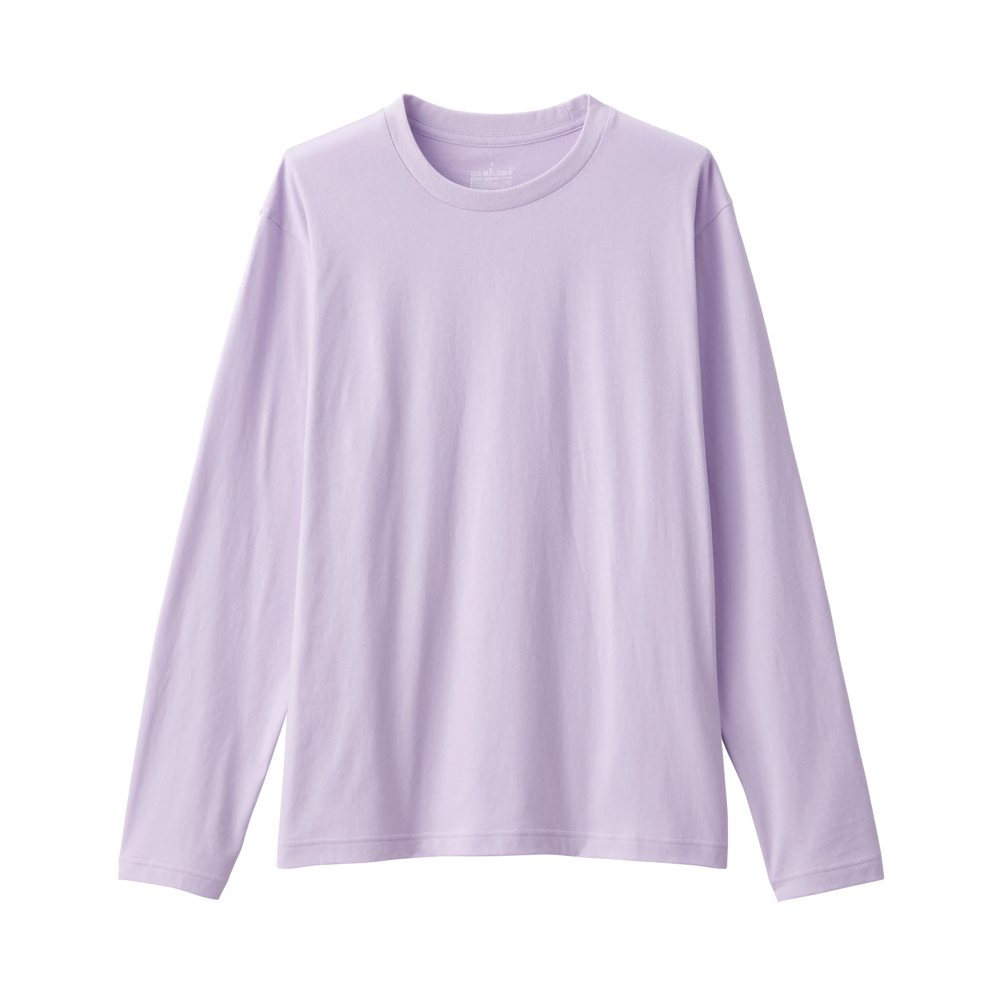 Men's Washed Jersey Crew Neck Long Sleeve T-Shirt - Image 37