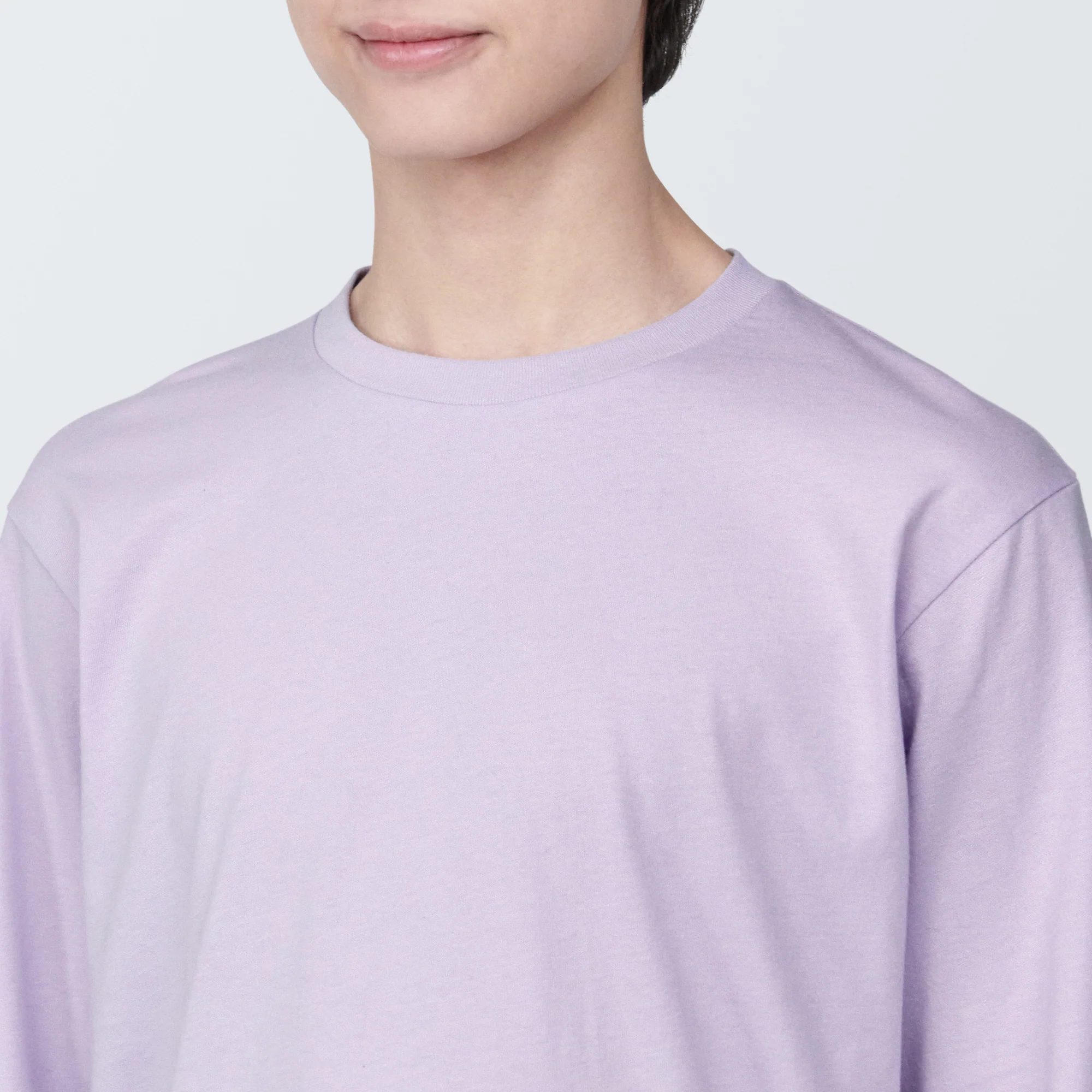 Men's Washed Jersey Crew Neck Long Sleeve T-Shirt - Image 42