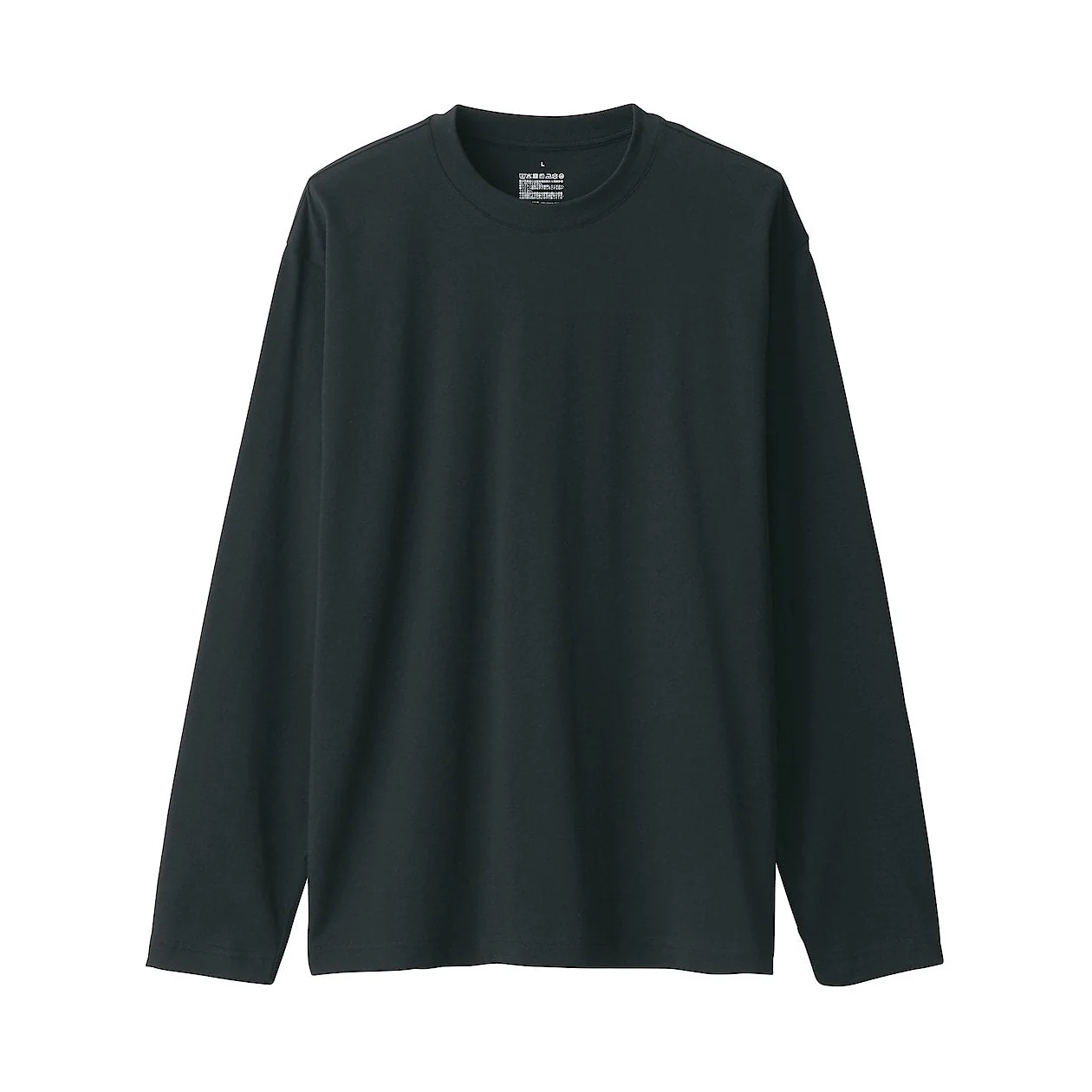Men's Washed Jersey Crew Neck Long Sleeve T-Shirt - Image 9