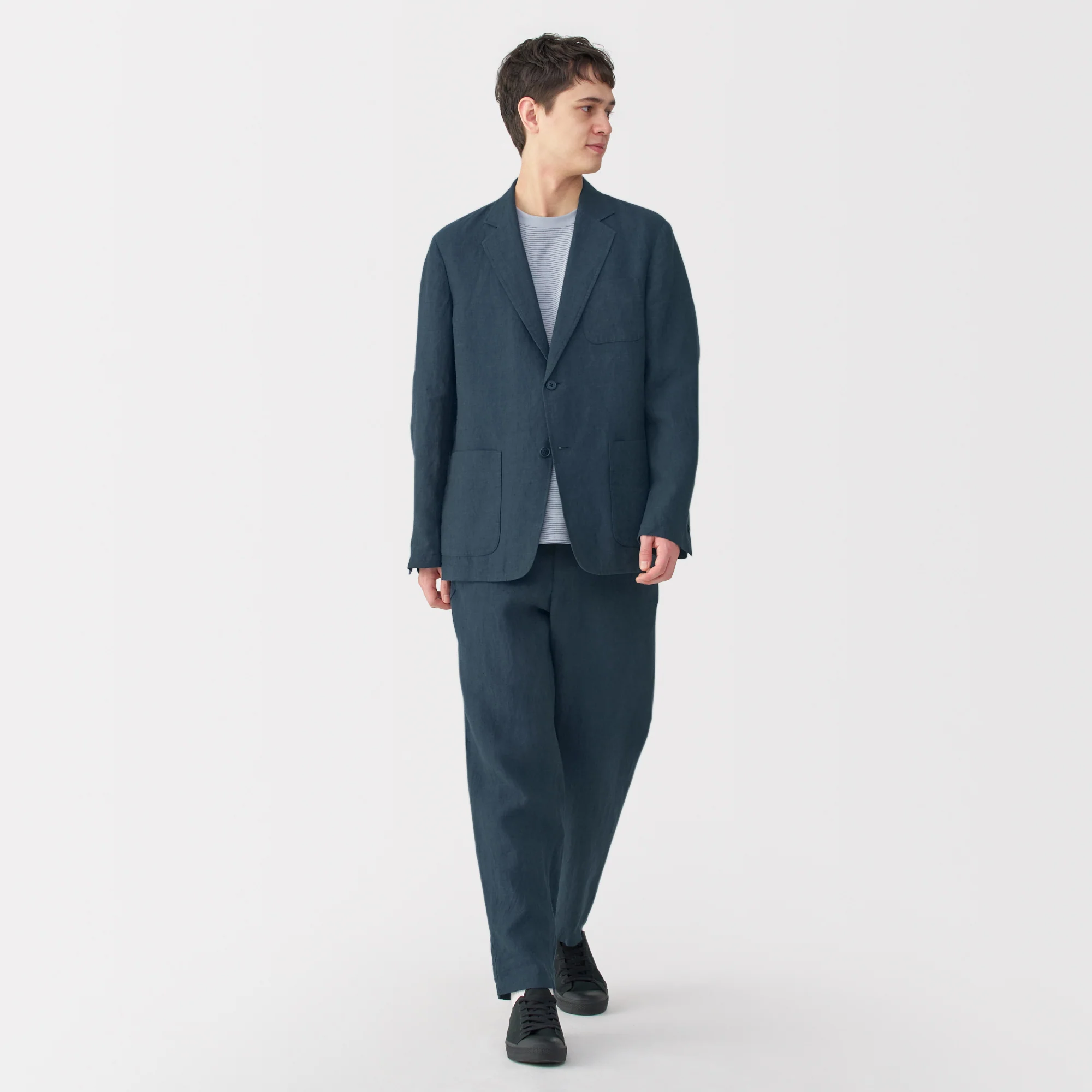 Men's Linen Tapered Pants - Image 24