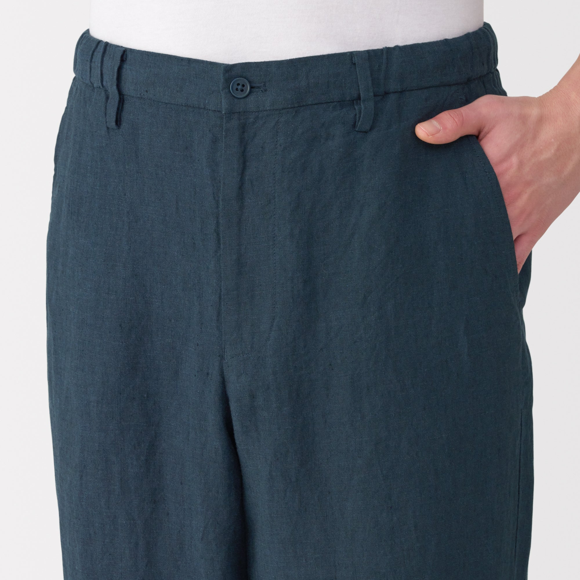 Men's Linen Tapered Pants - Image 27