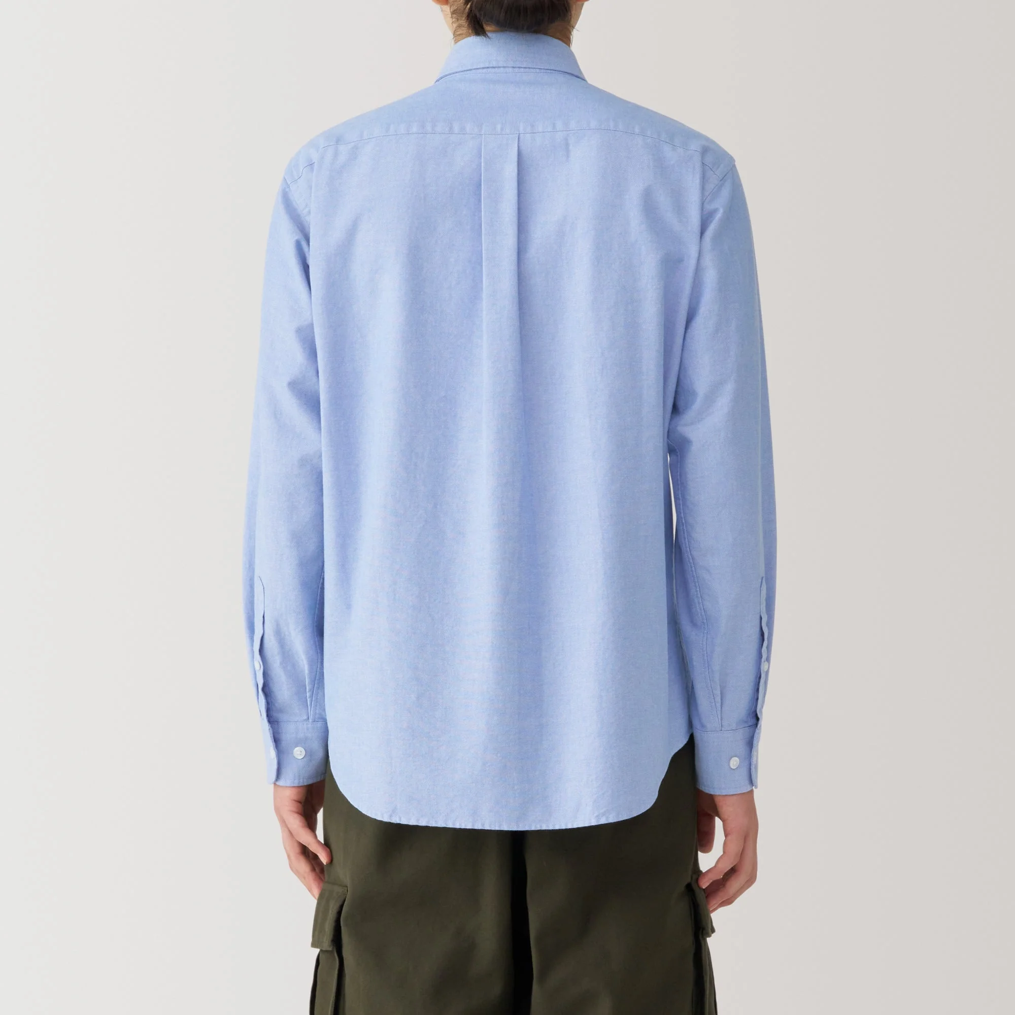 Men's Washed Oxford Button Down Shirt - Image 14