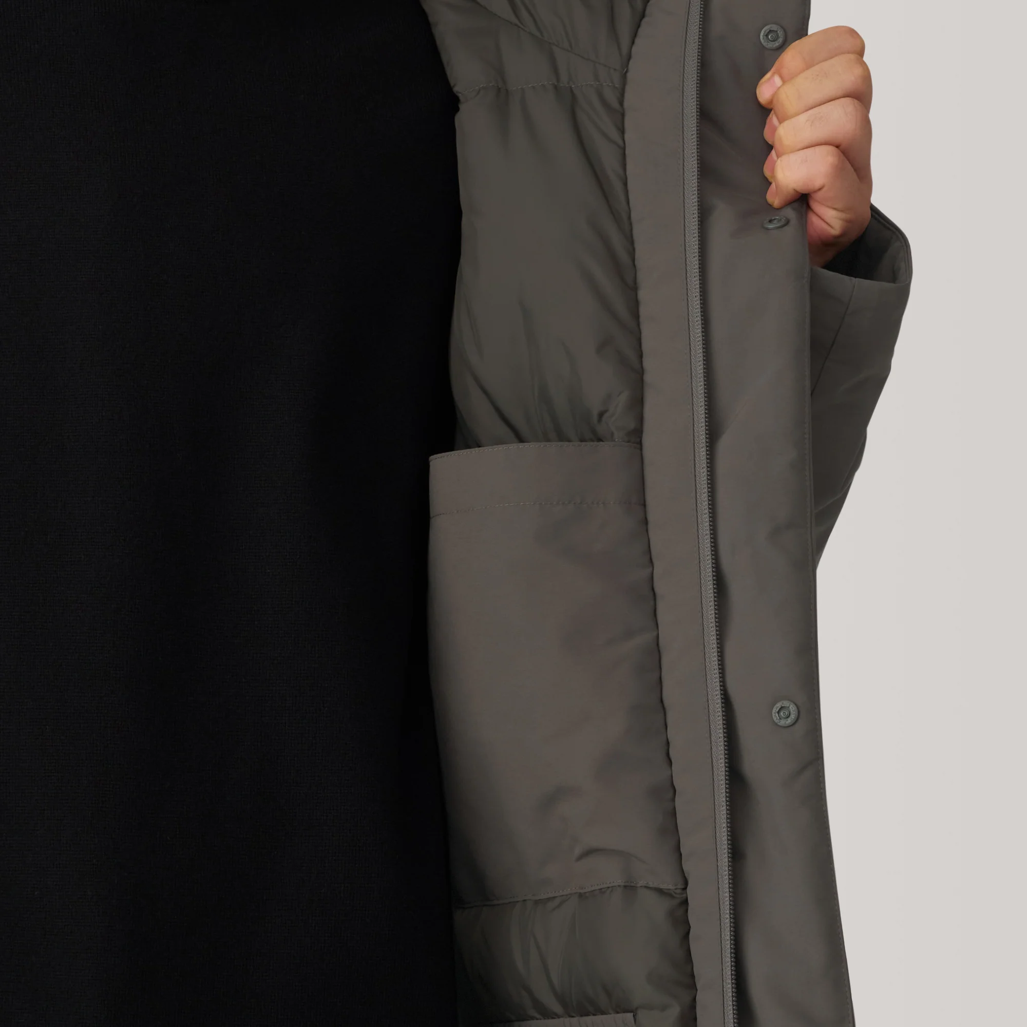 Men's Water Repellent Hooded Down Coat - Image 10