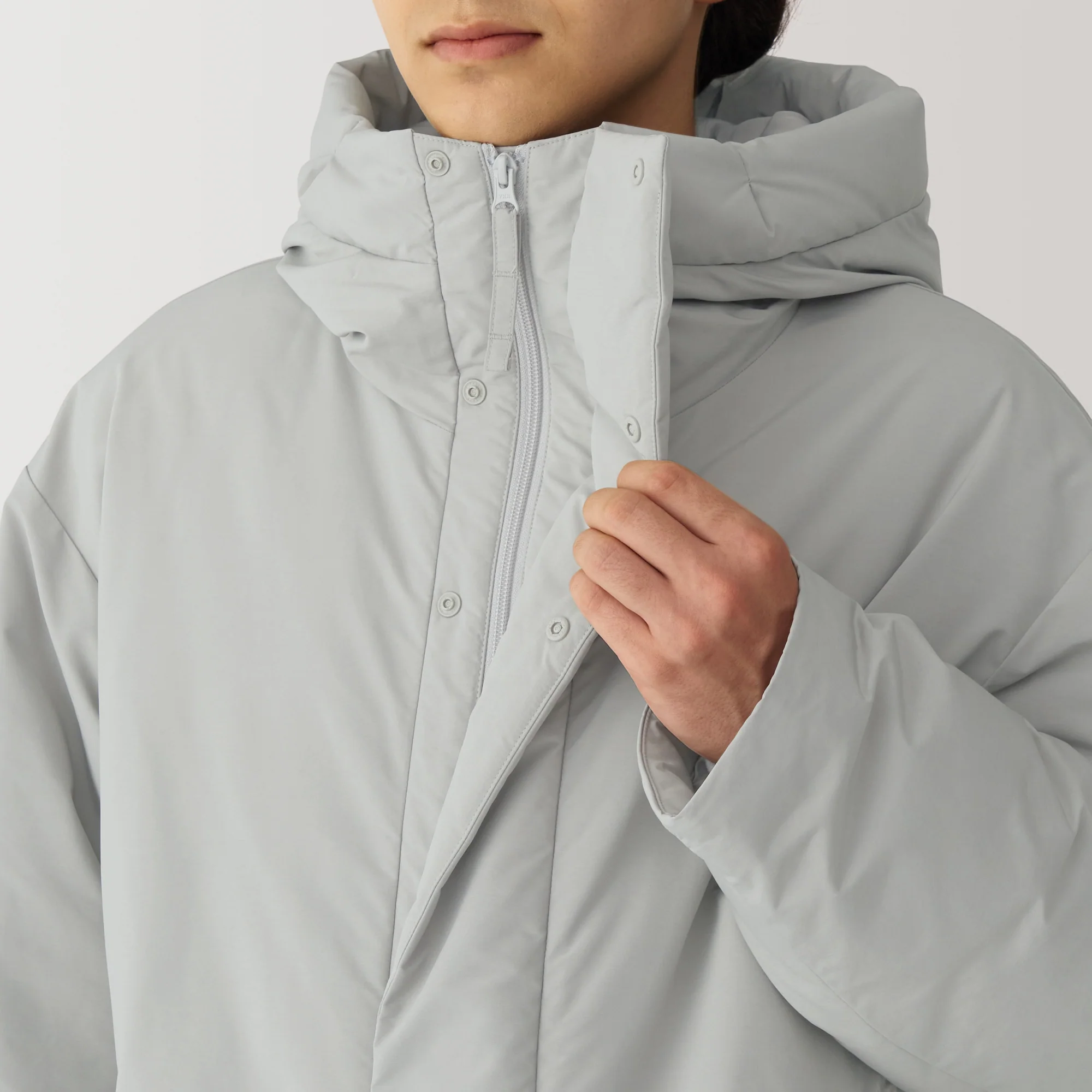 Men's Water Repellent Hooded Down Coat - Image 32