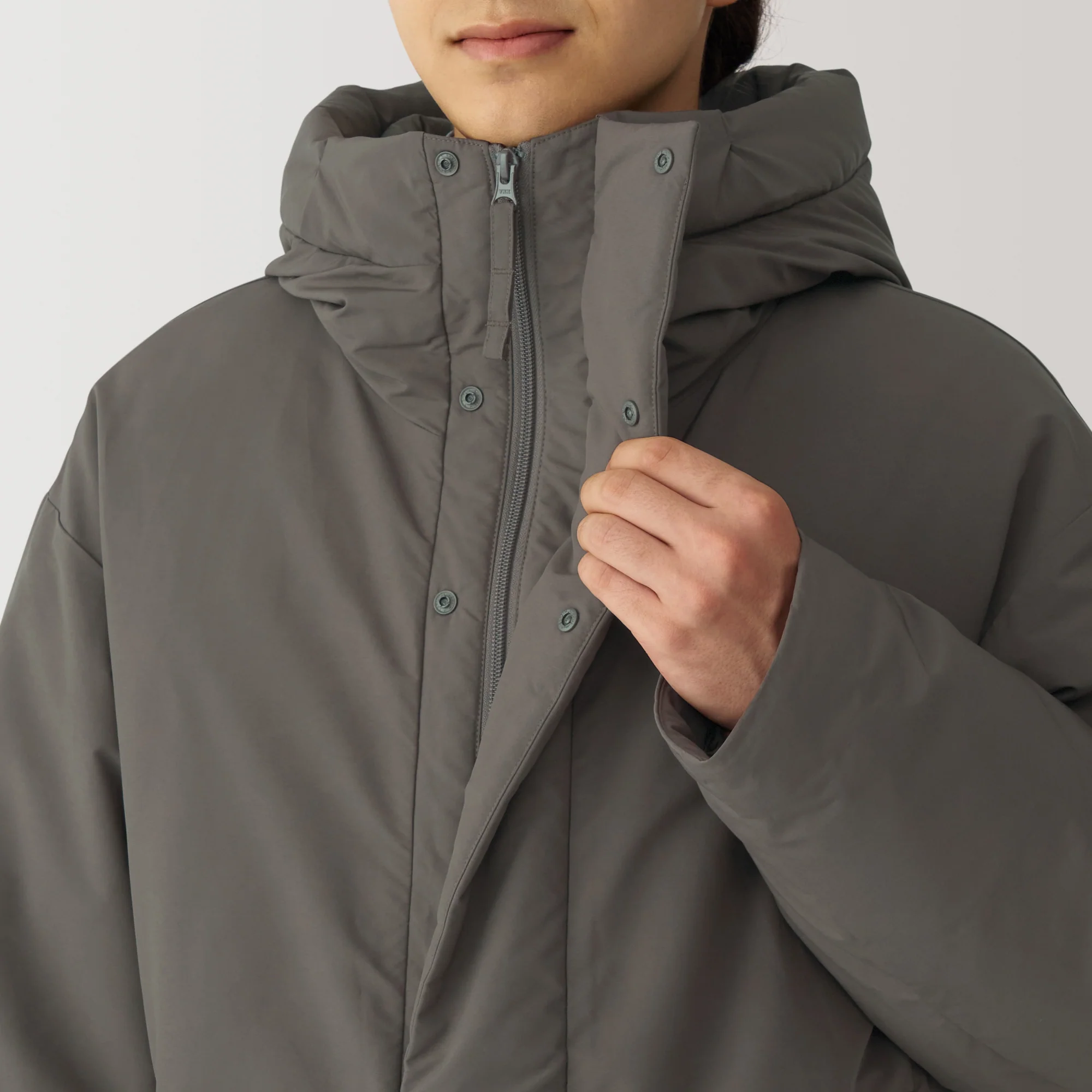 Men's Water Repellent Hooded Down Coat - Image 8