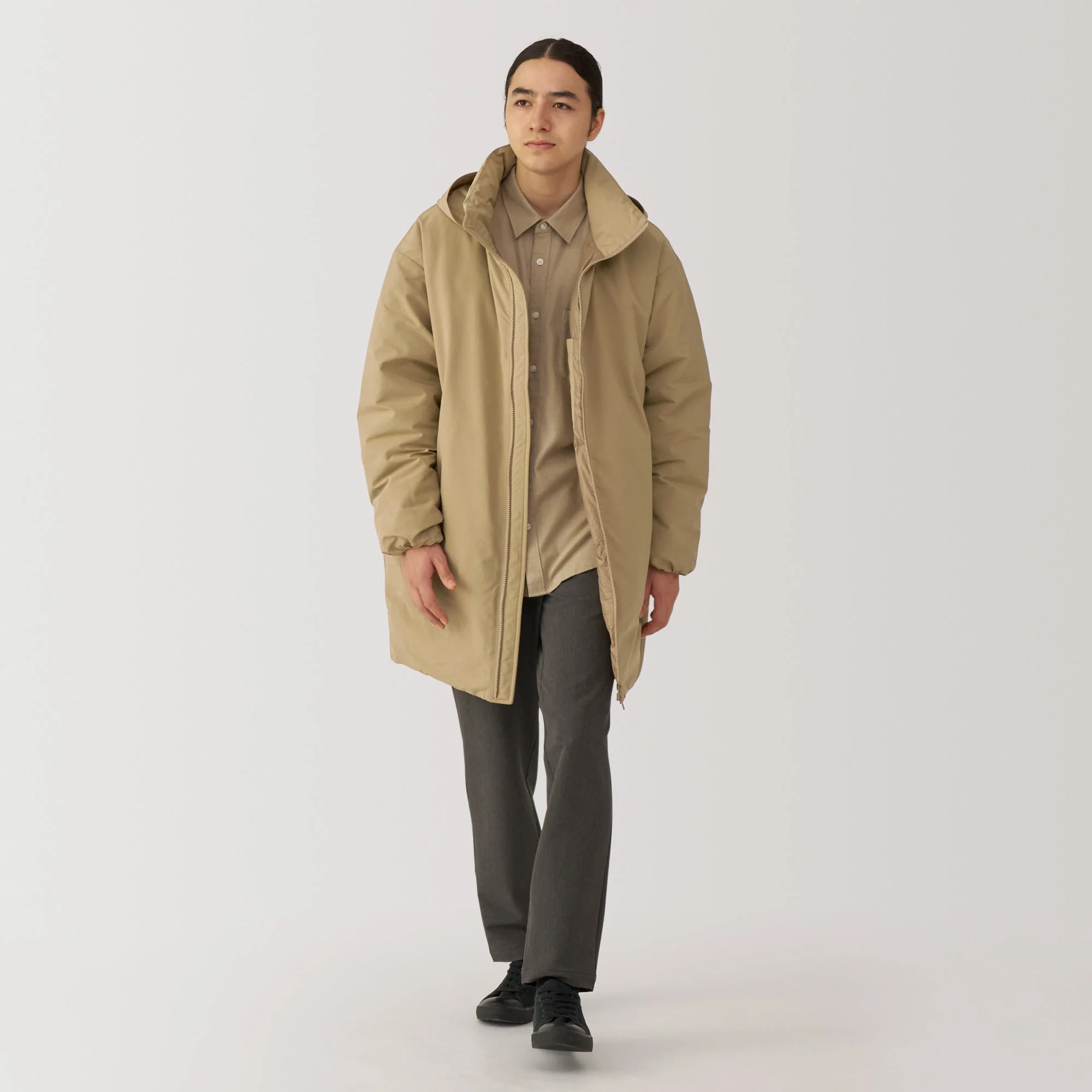 Men's Water Repellent Stand Collar Down Coat