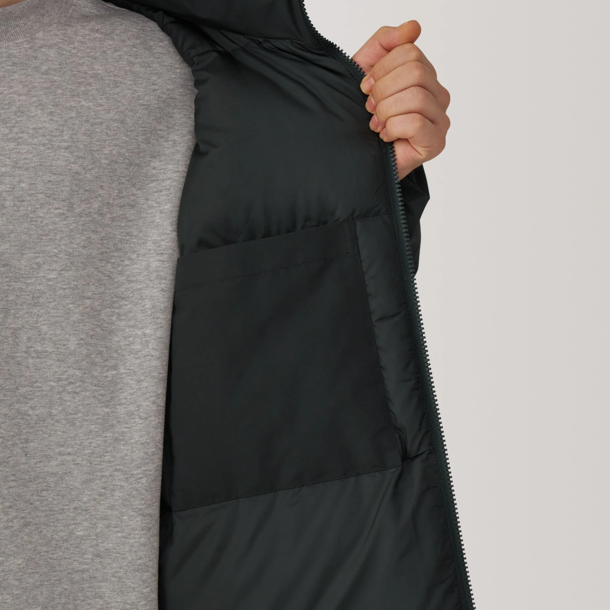 Men's Water Repellent Stand Collar Down Coat - Image 28